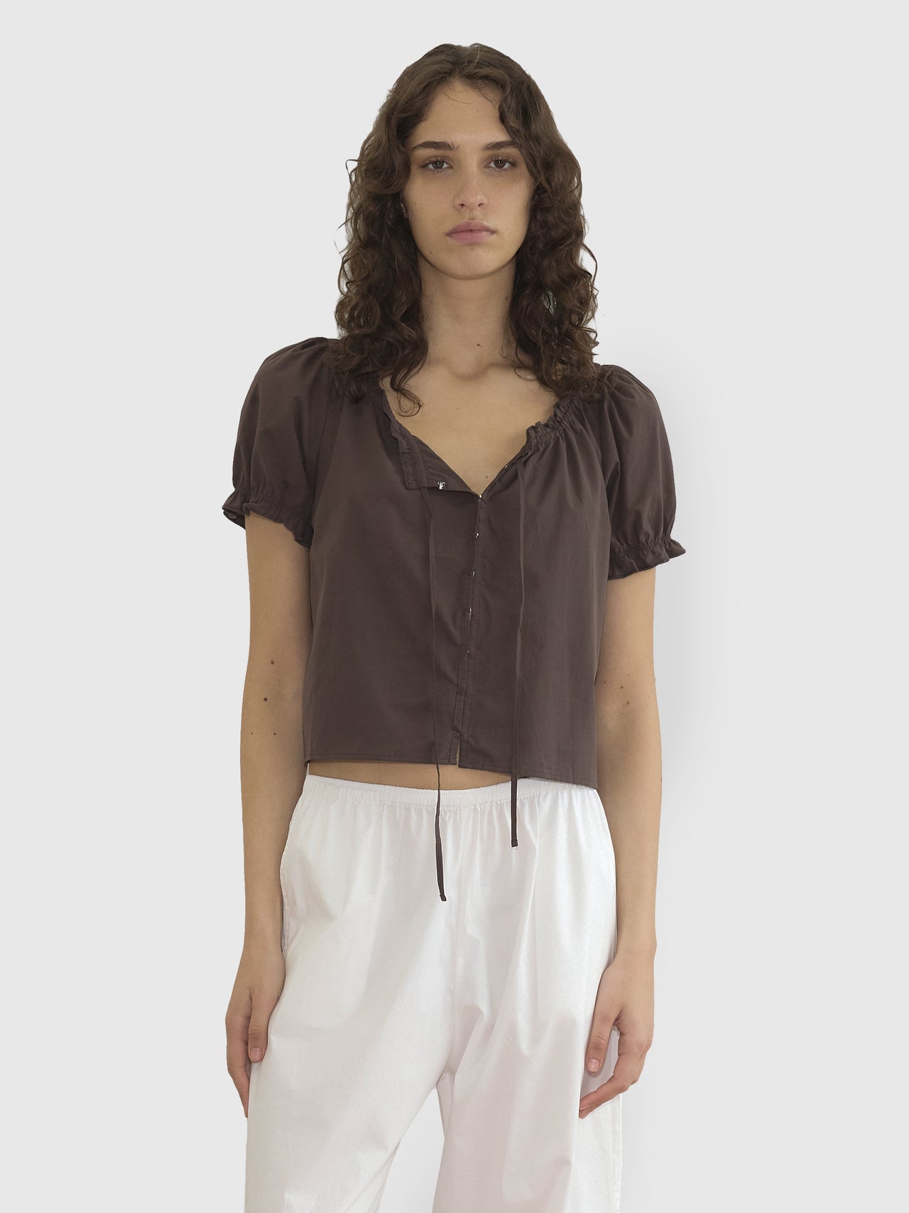 Deiji Studios Close Shirt Sepia