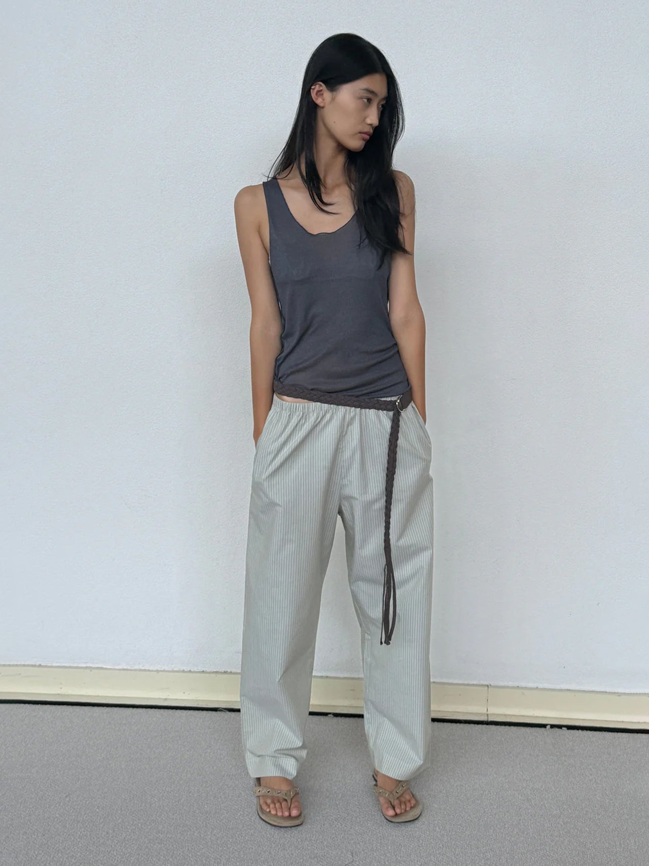 Deiji Studios Knit Tank Steel