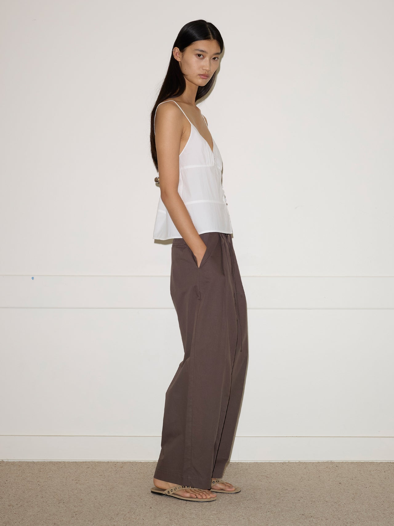 Deiji Studios Turn Pant Cocoa