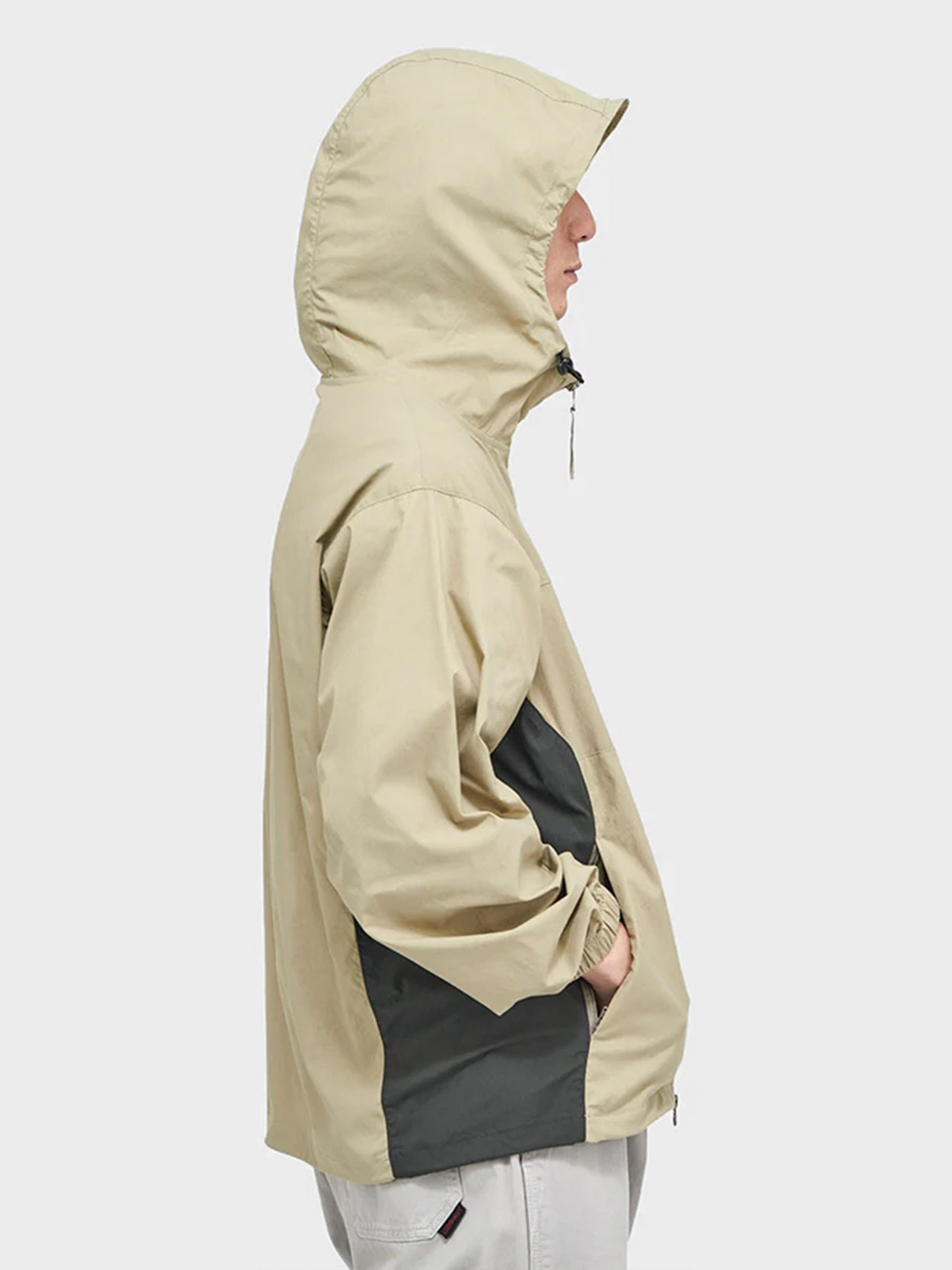Gramicci  Softshell Hooded Nylon Jacket Taupe