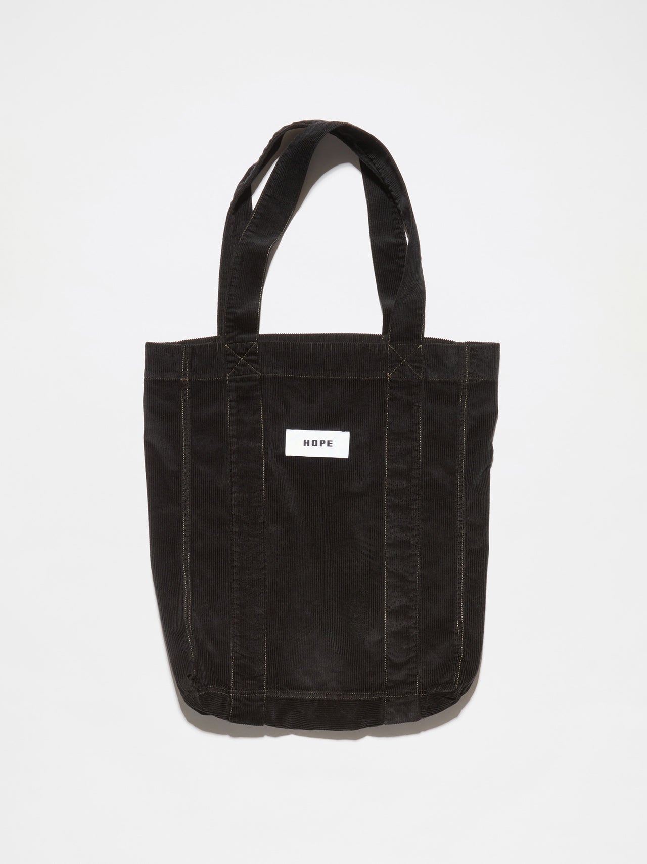 HOPE Everyday Tote Black Smooth Cord