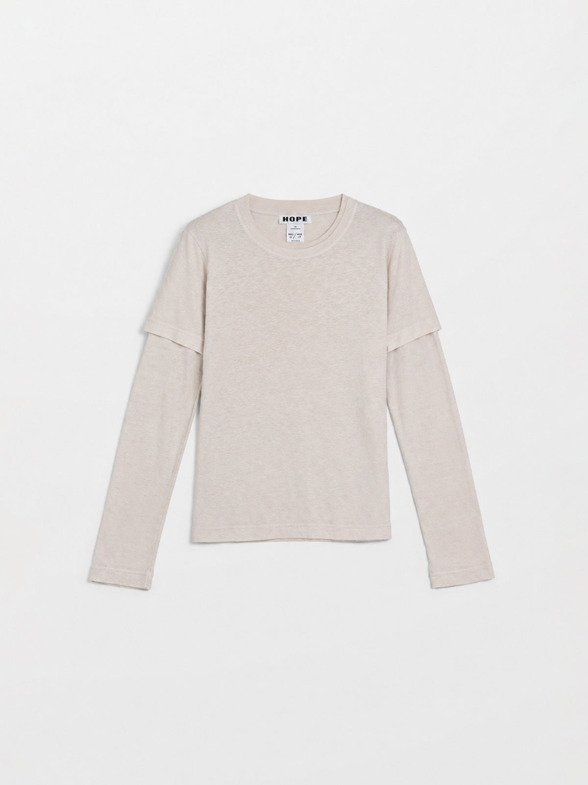 HOPE Peel Longsleeve Ecru
