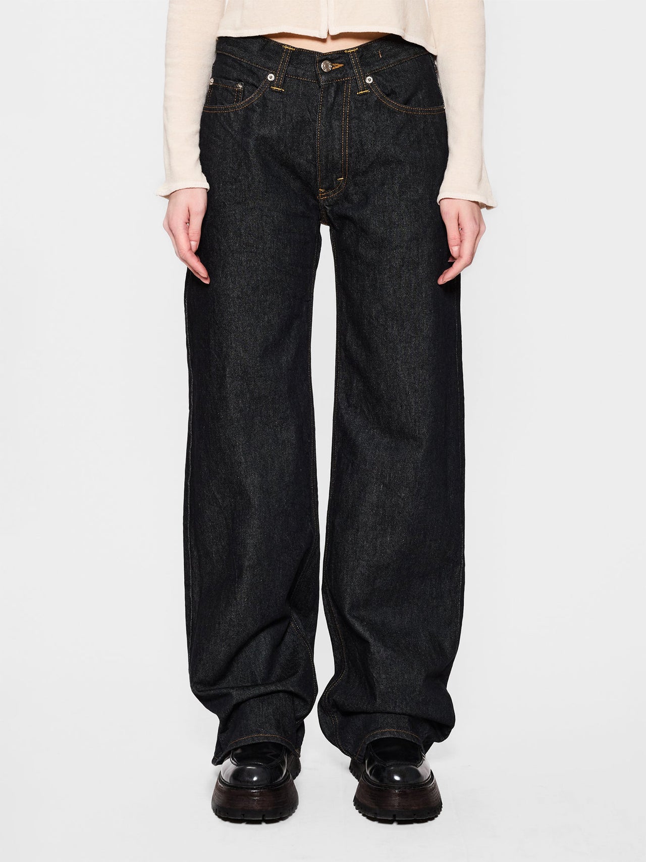 HOPE Shake Jeans Rinsed Black