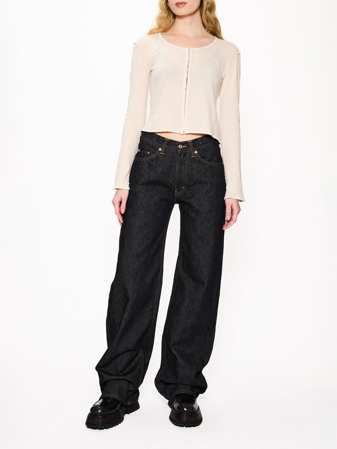 HOPE Shake Jeans Rinsed Black