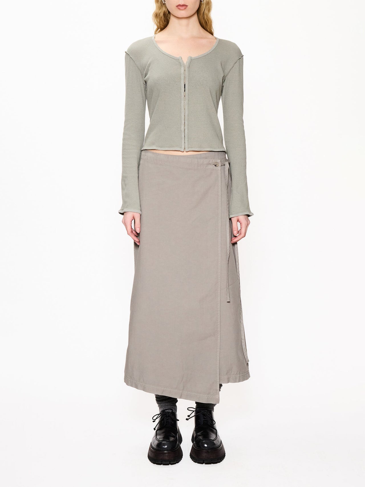 HOPE Angel Cardigan Sage Grey