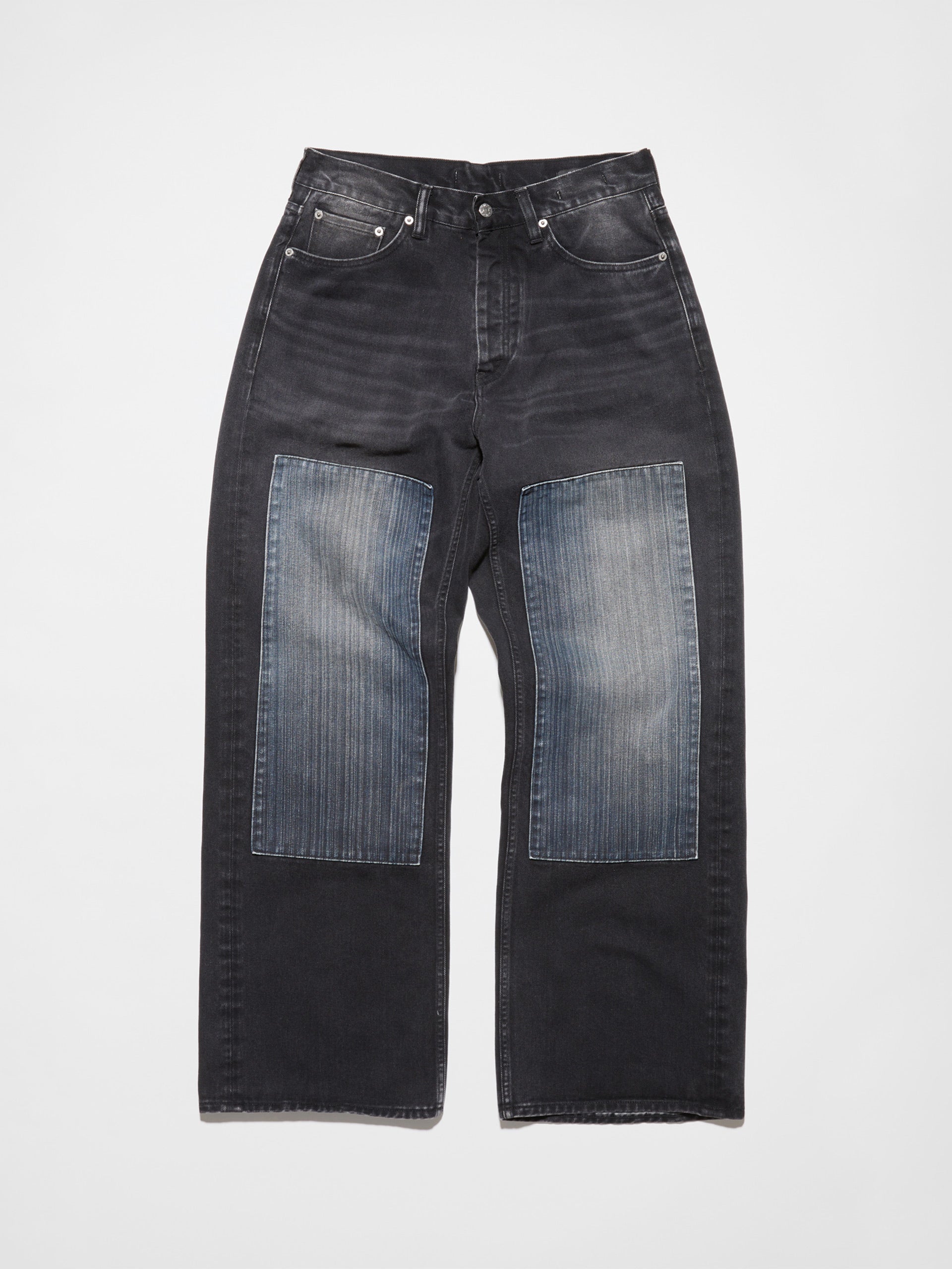 HOPE Criss Jean Black Blue Patch HOPE Criss Jean Black Blue Patch