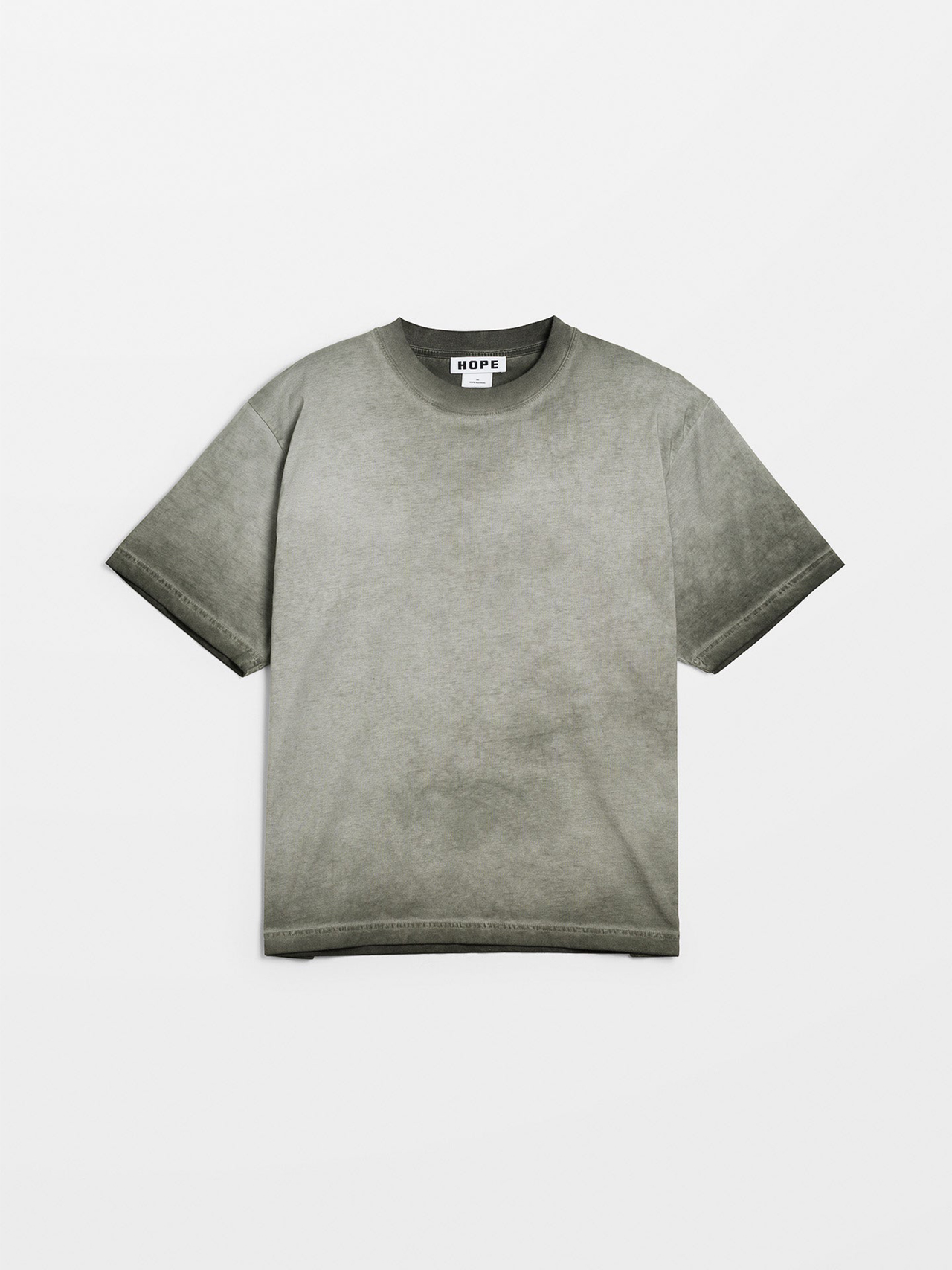 HOPE Boxy Tee Green Fade