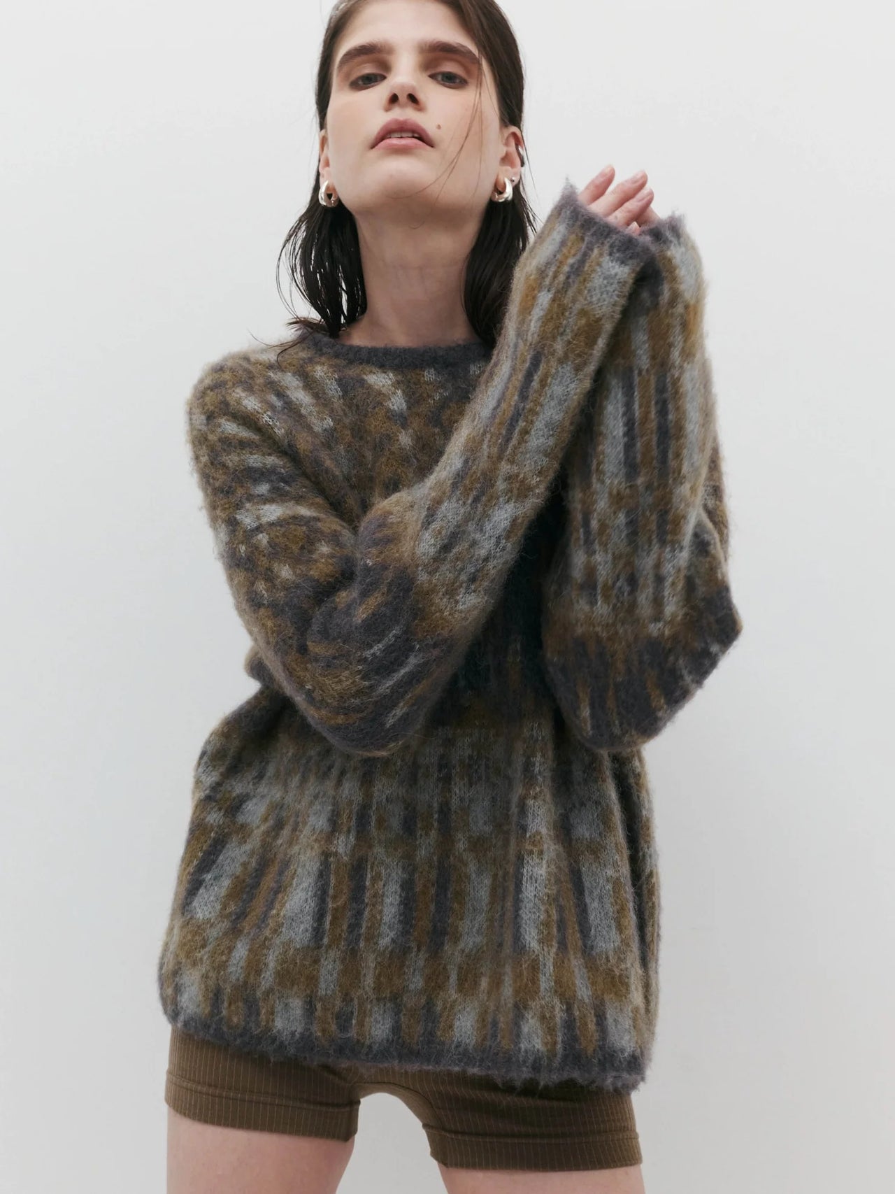 NAGNATA Akira Alpaca Sweater Slate