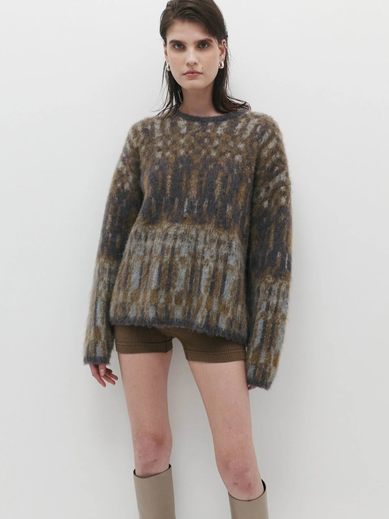 NAGNATA Akira Alpaca Sweater Slate