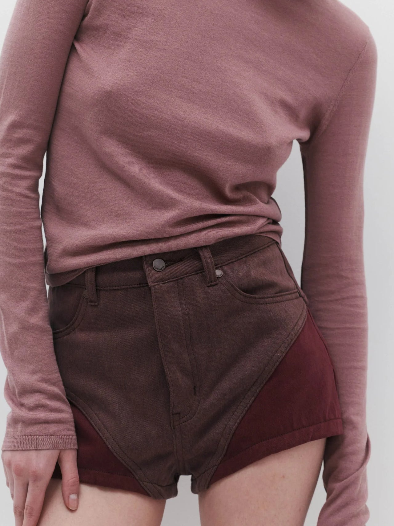 NAGNATA Essentials Long Sleeve Top Rose