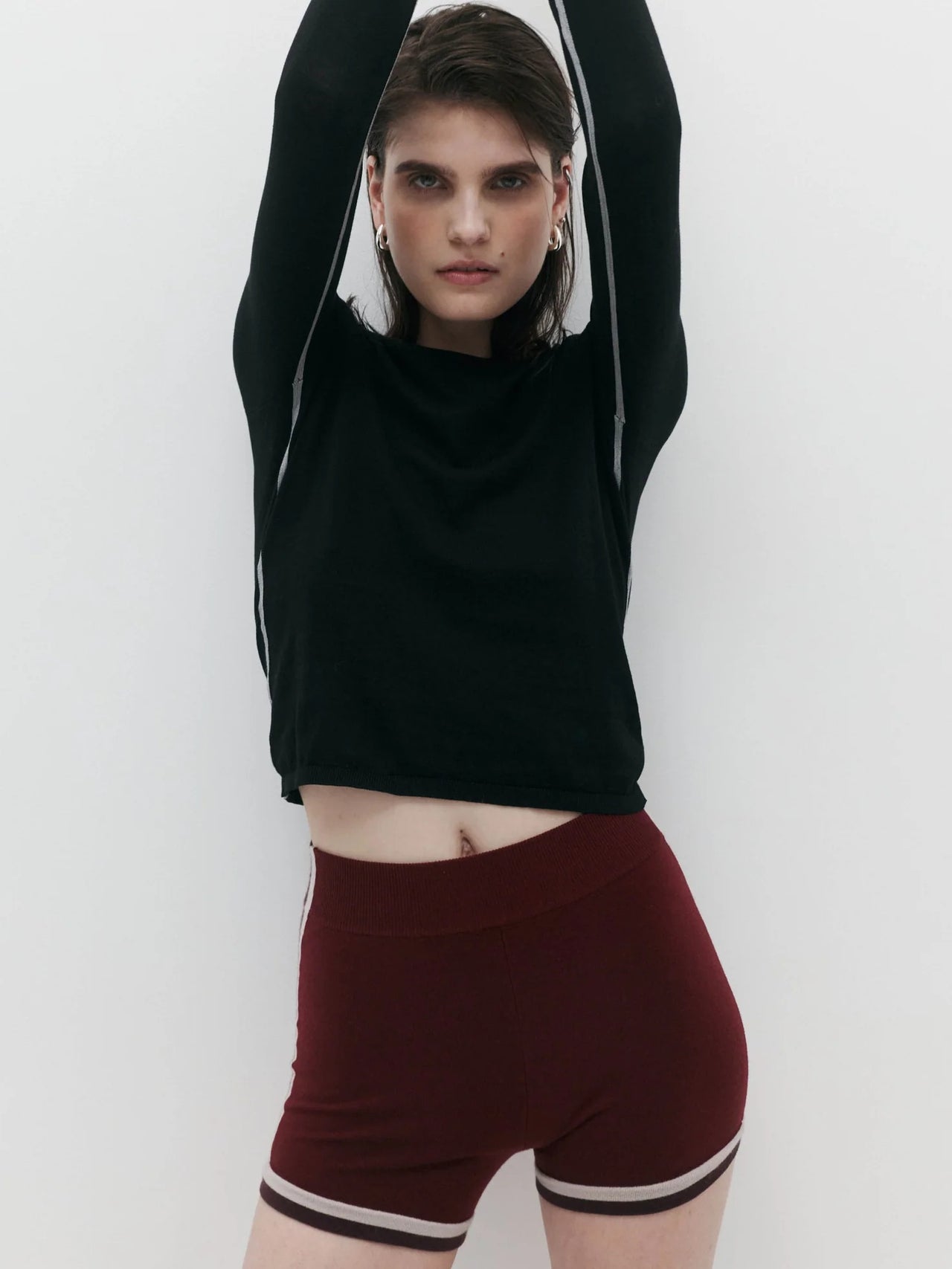 NAGNATA Essentials Long Sleeve Top Black