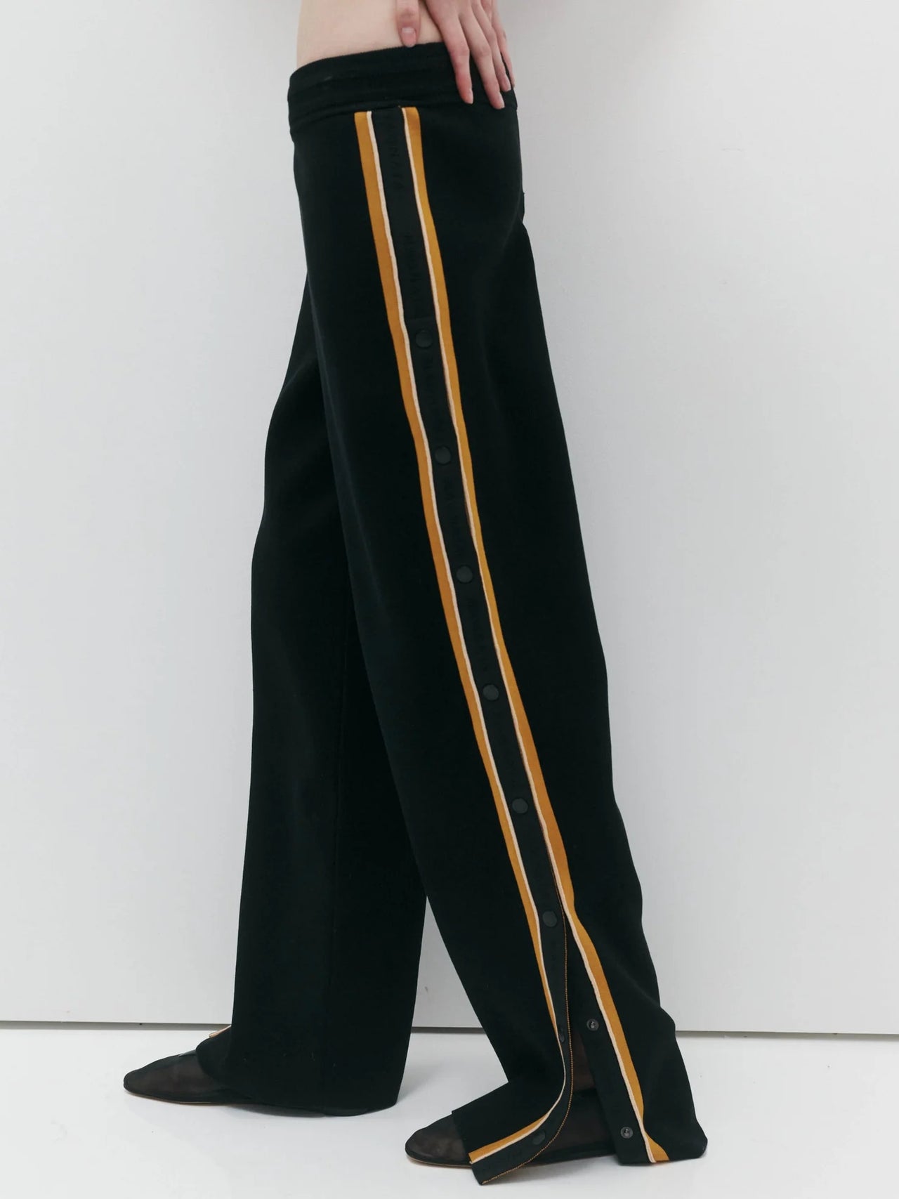 NAGNATA Organic Side Snap Pant Black
