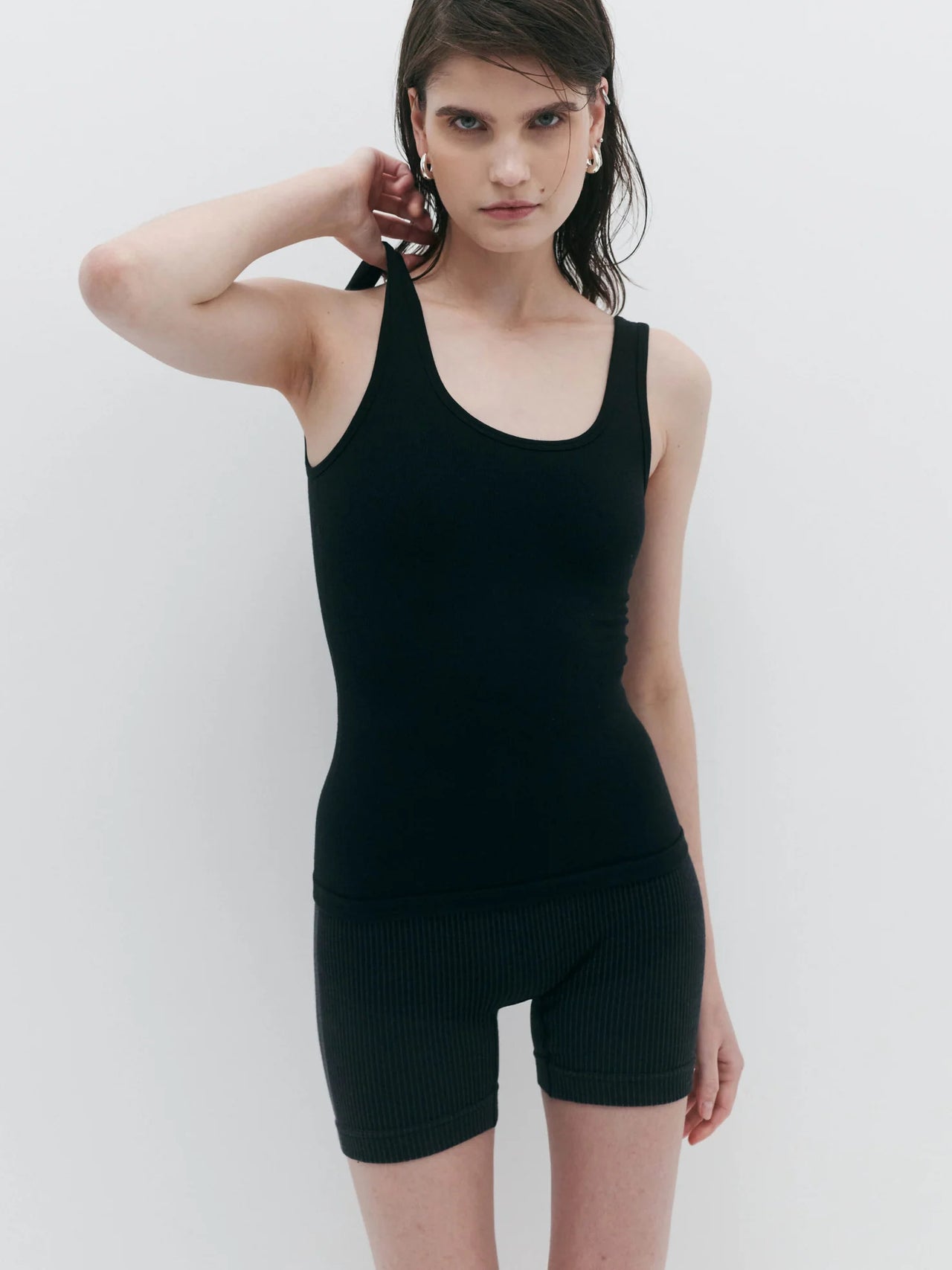 NAGNATA Akiva Wool Tank Black