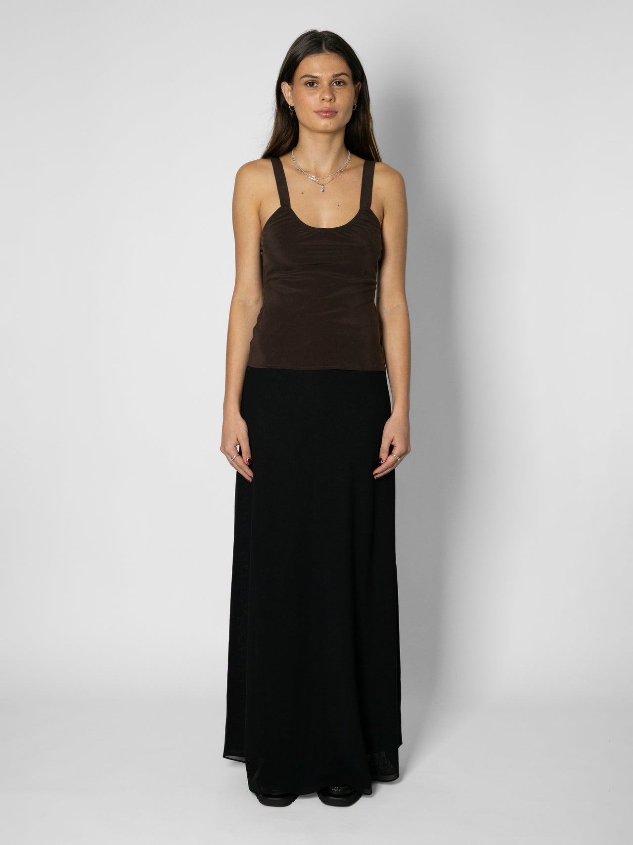 The Lair Apparel Leisel Scoop Camisole Merlot