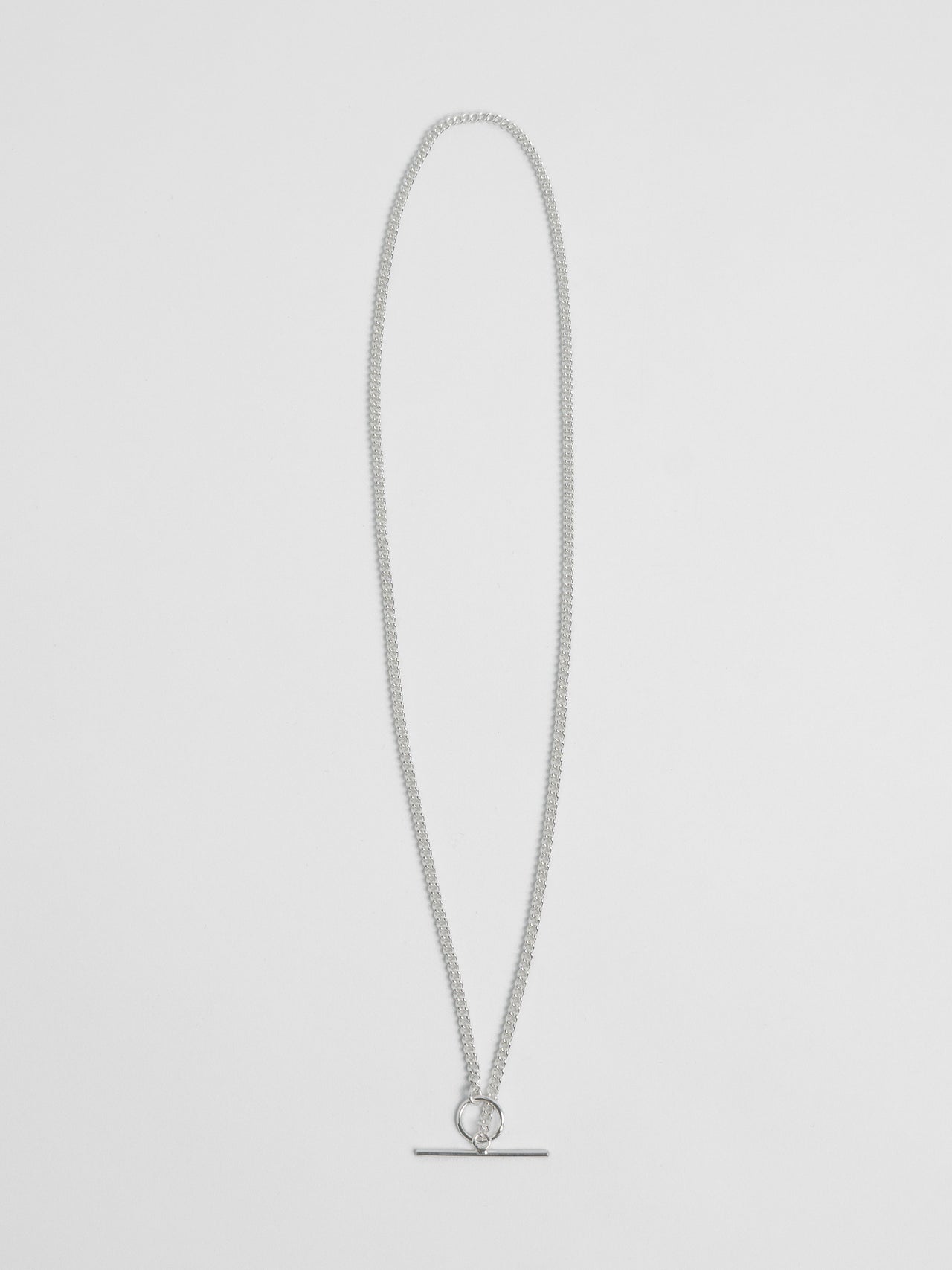The Lair Jewellery Freja Fine Fob Necklace Silver