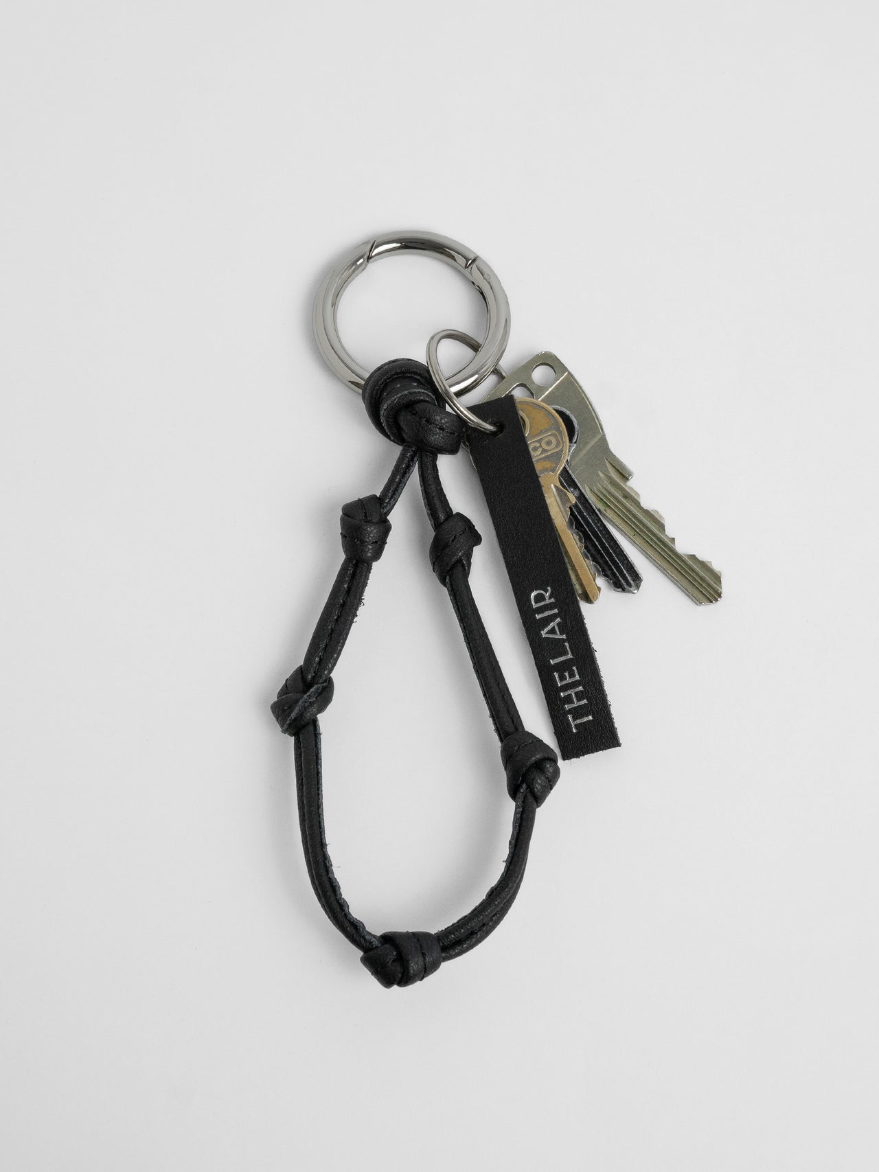 The Lair Knotted Keyring Silver