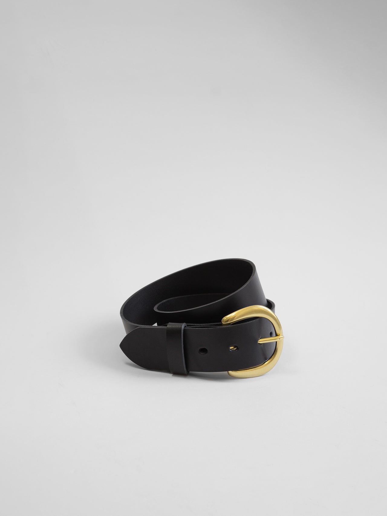 The Lair Camille Classic Belt Wide Brass