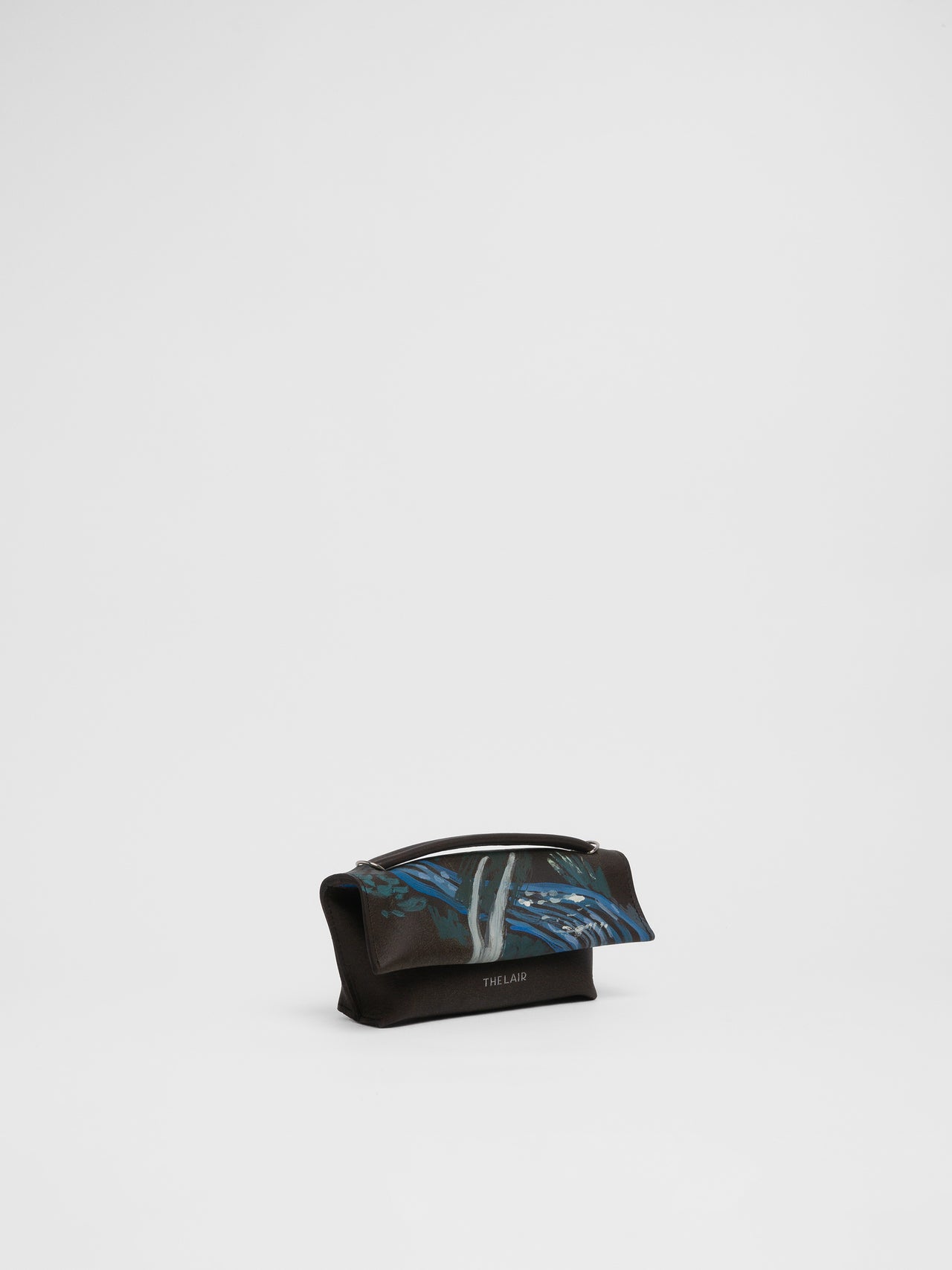 The Lair x Ellie Hannon Camille Pouch Small Mahogany 'River Stream'