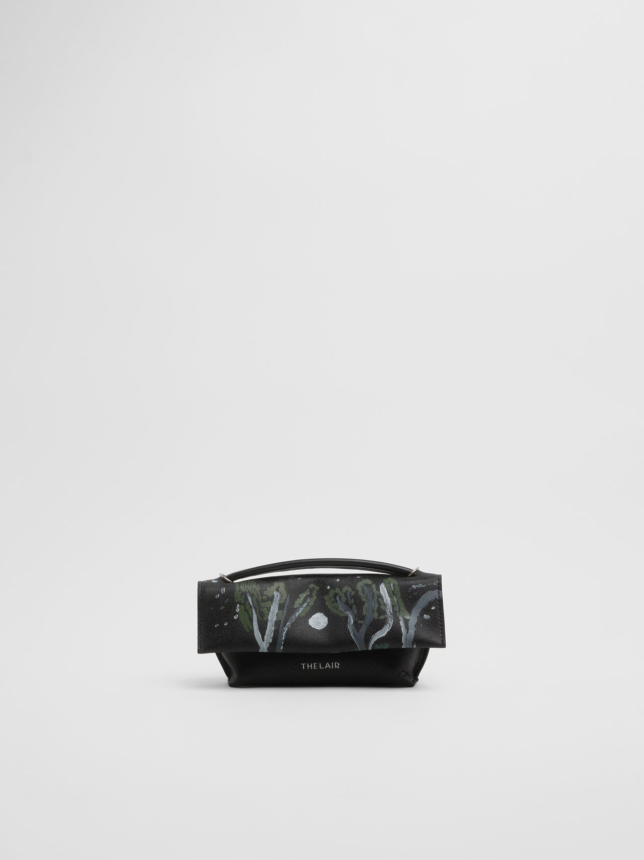 The Lair x Ellie Hannon Camille Pouch Small Black 'Harvest Moon'