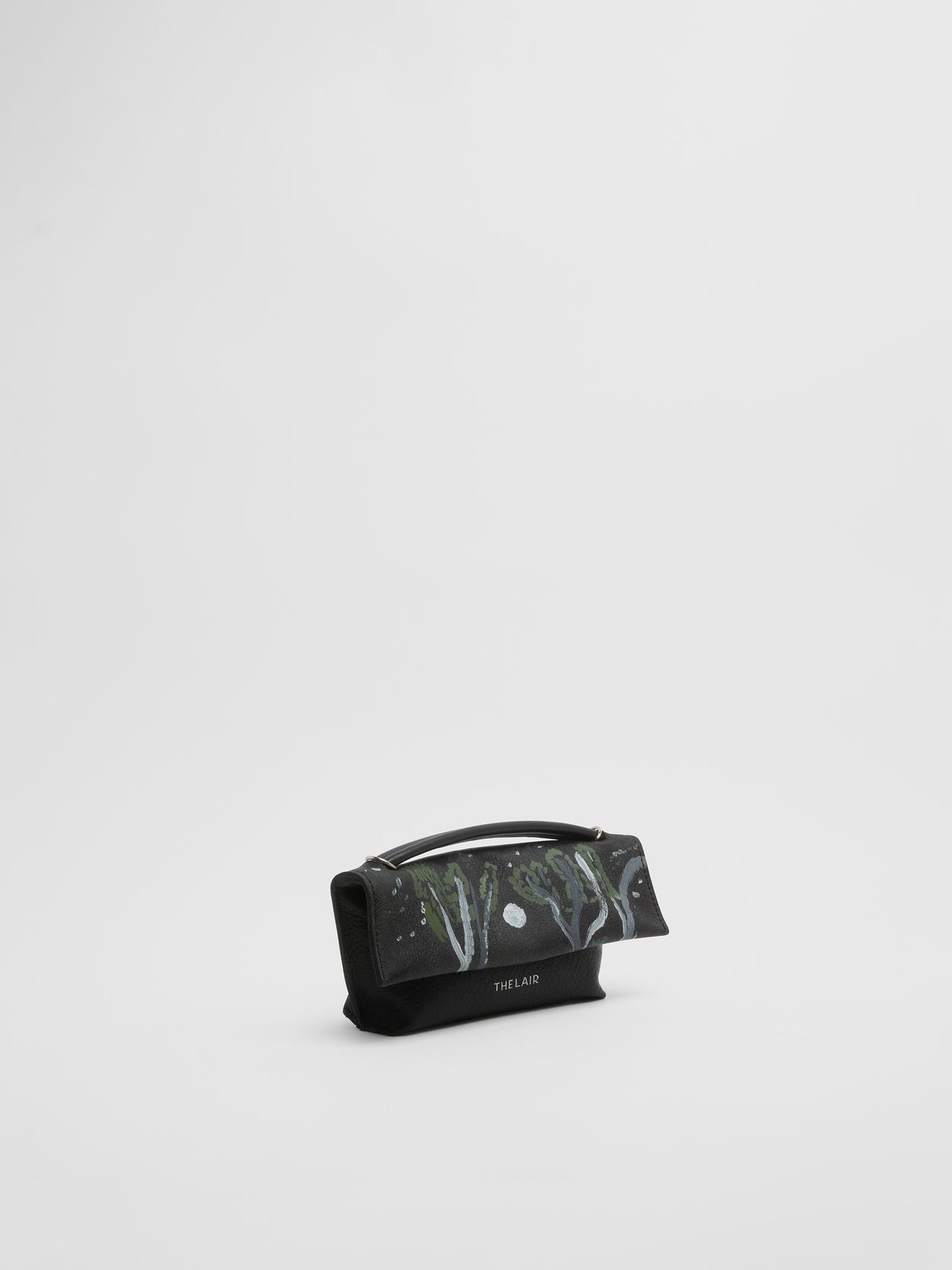 The Lair x Ellie Hannon Camille Pouch Small Black 'Harvest Moon'