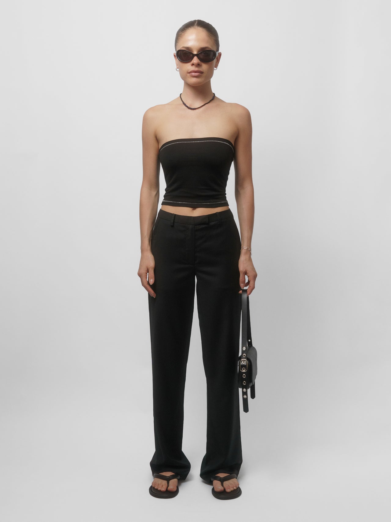 The Lair Apparel Matilda Slim Trouser Black