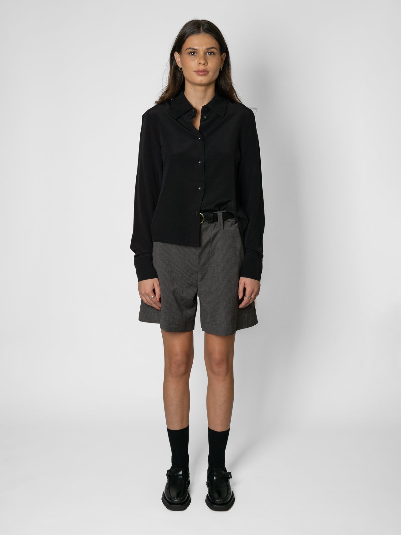 BRUVEL Milou Cashmere Wool Short Brown