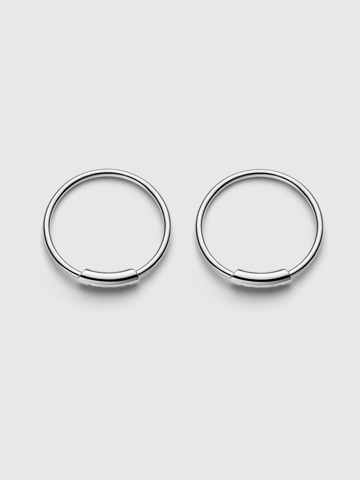 Maria Black Basic Hoops 12' Sterling Silver Set