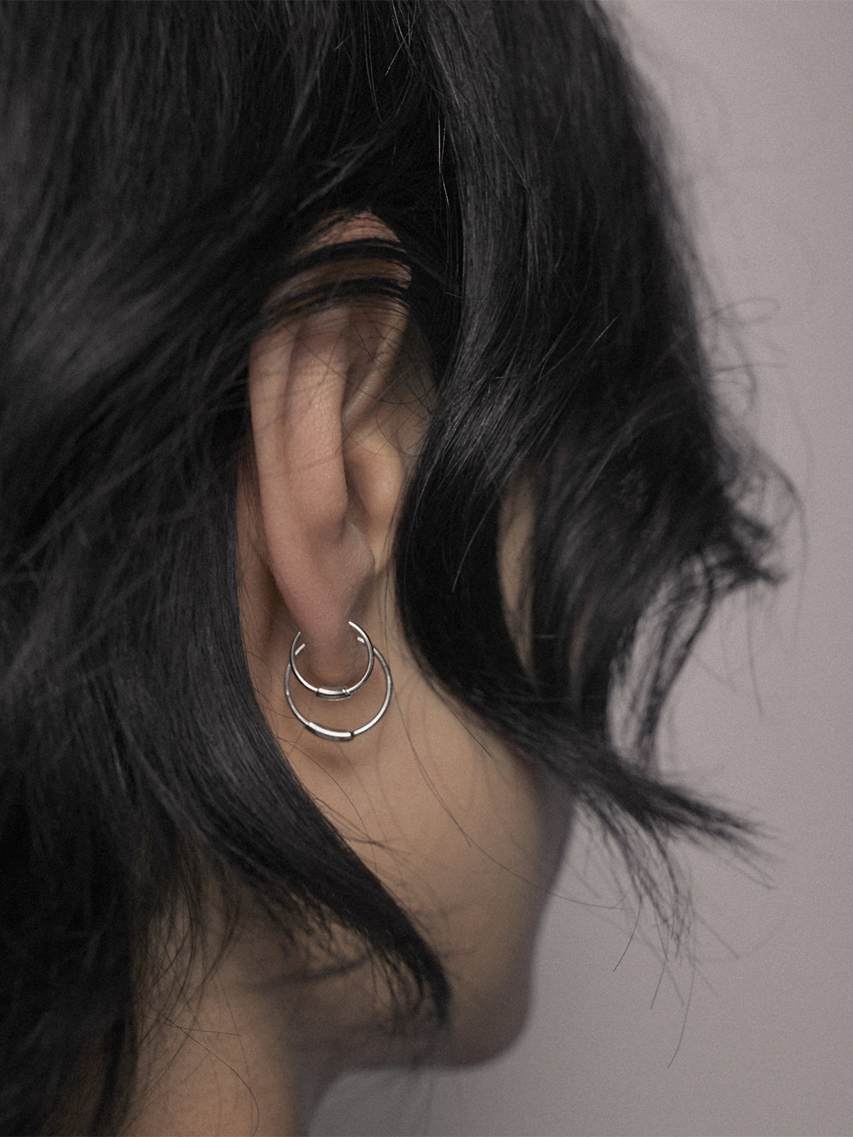 Maria Black Basic Hoops 12' Sterling Silver Set