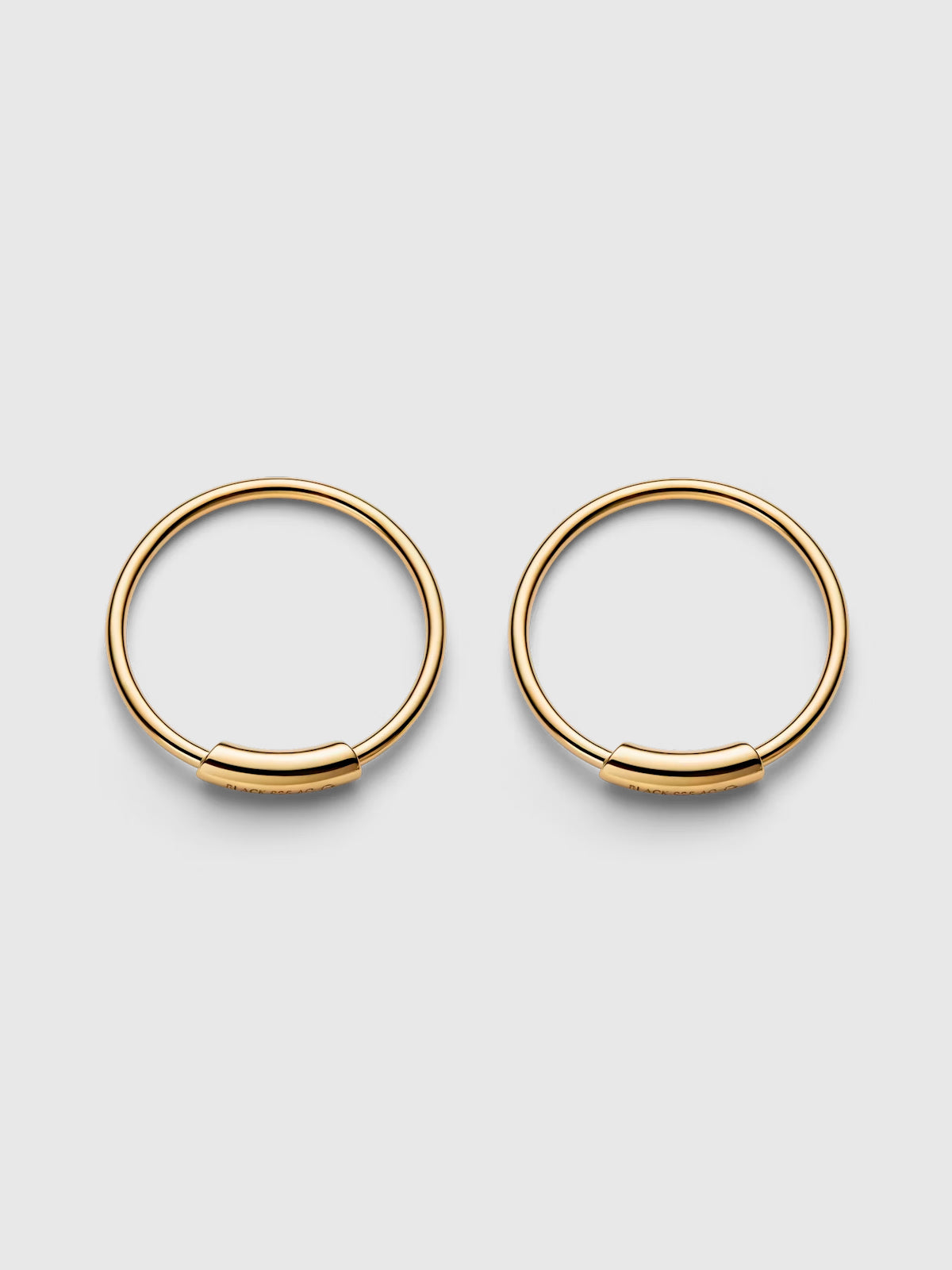 Maria Black Basic 12 Hoop Set HP Gold Plated