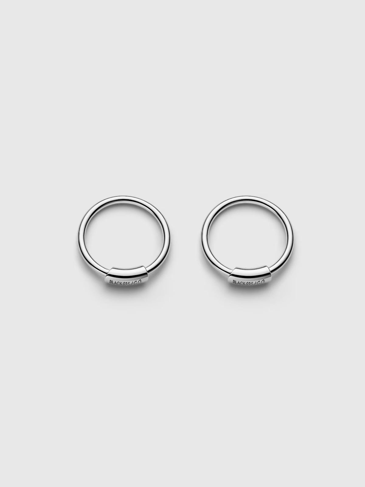 Maria Black Basic 8 Hoop Set Silver