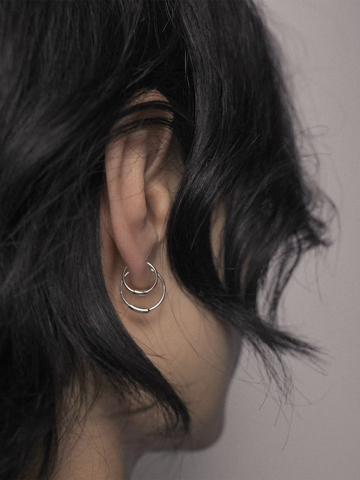 Maria Black Basic 8 Hoop Set Silver