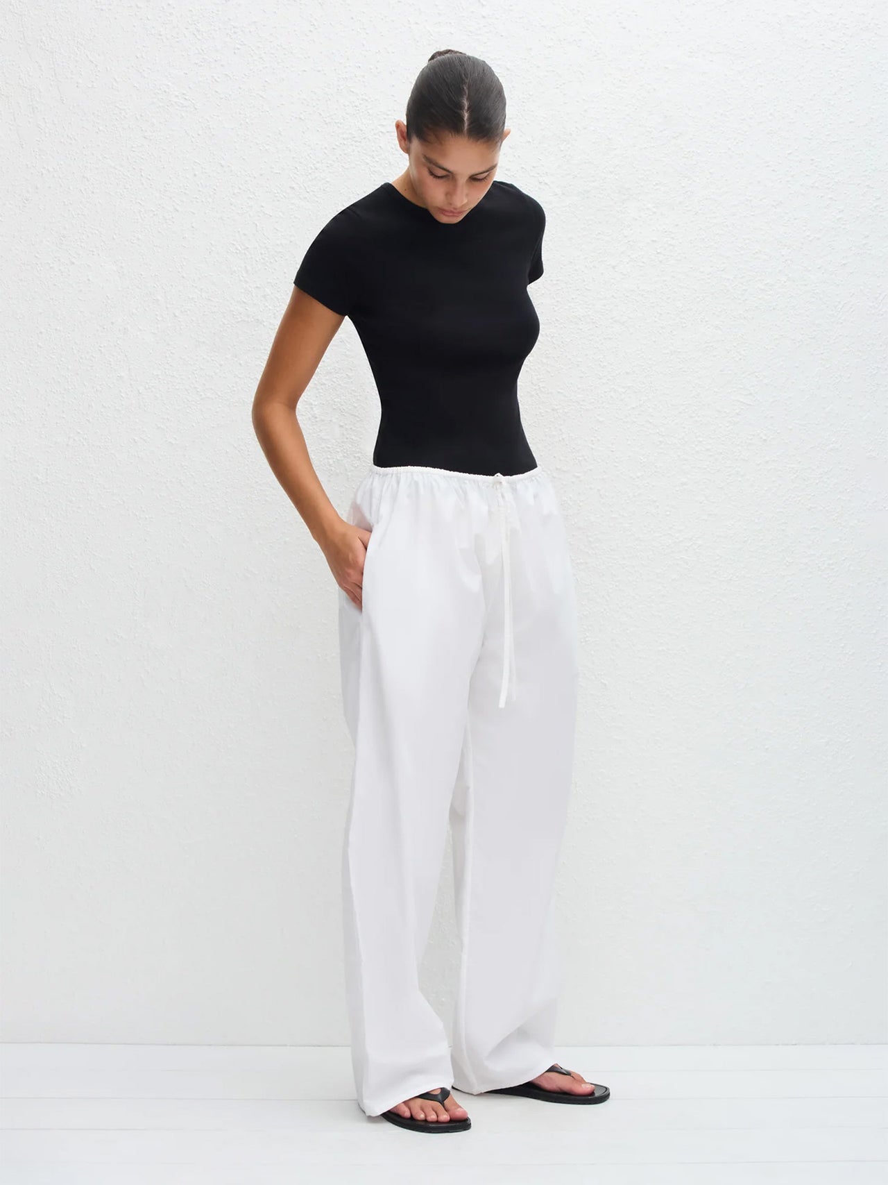 Matteau Drawcord Pants White
