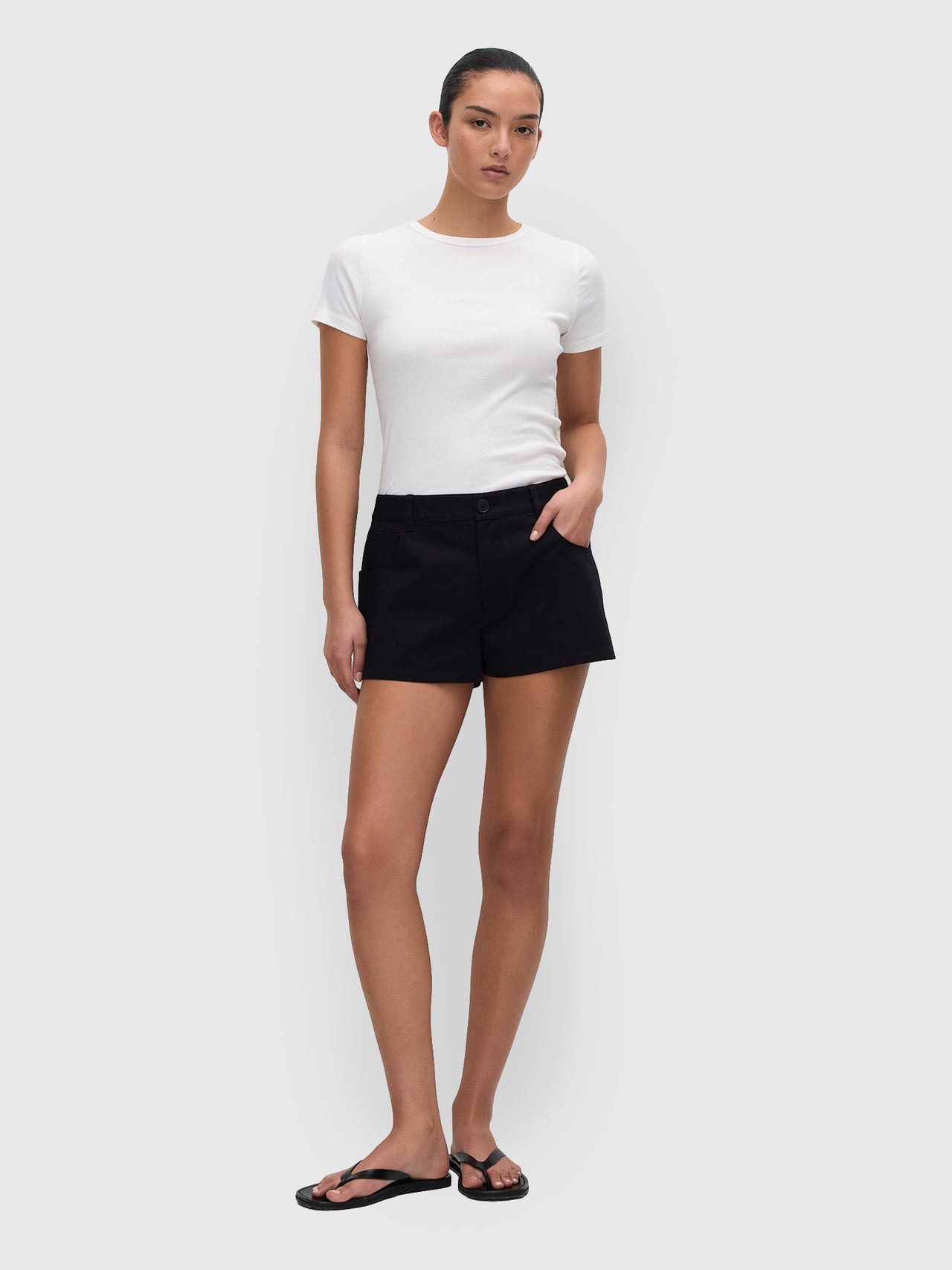 Matteau Twill Short Black