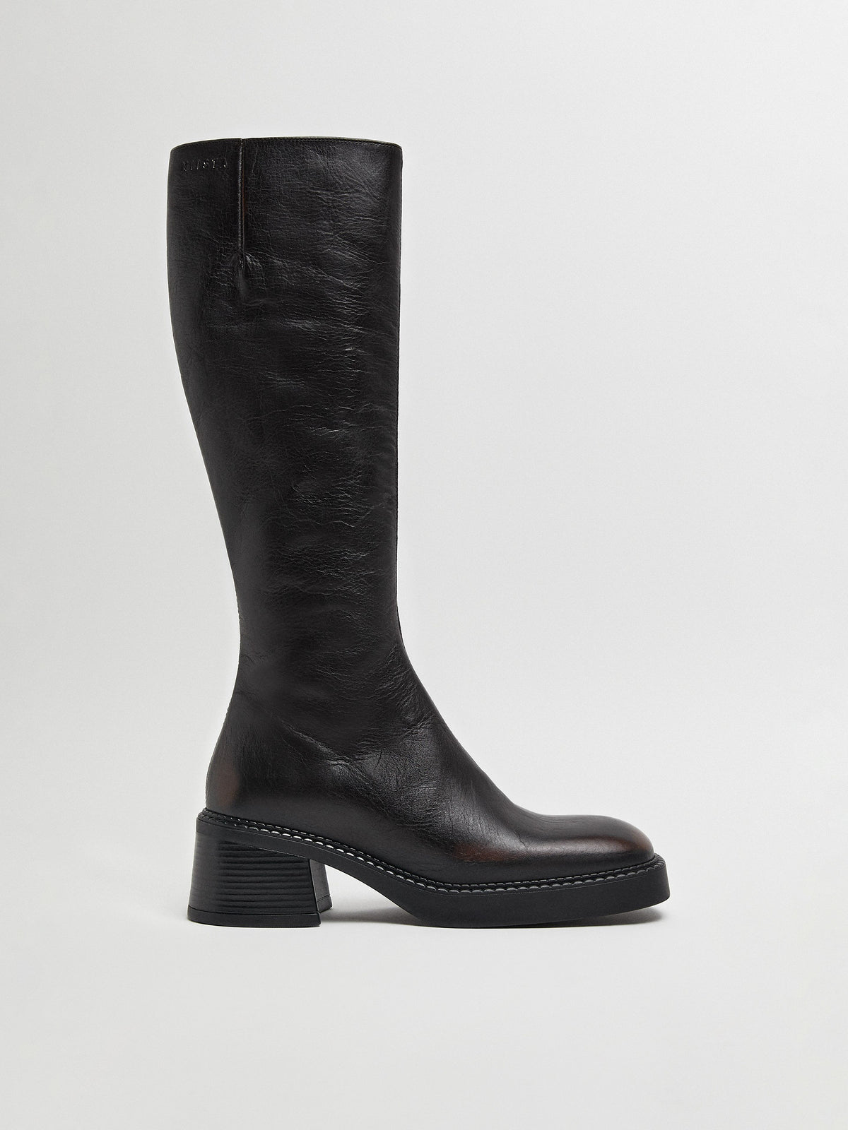 Miista Yumi Brushed Brown Boots