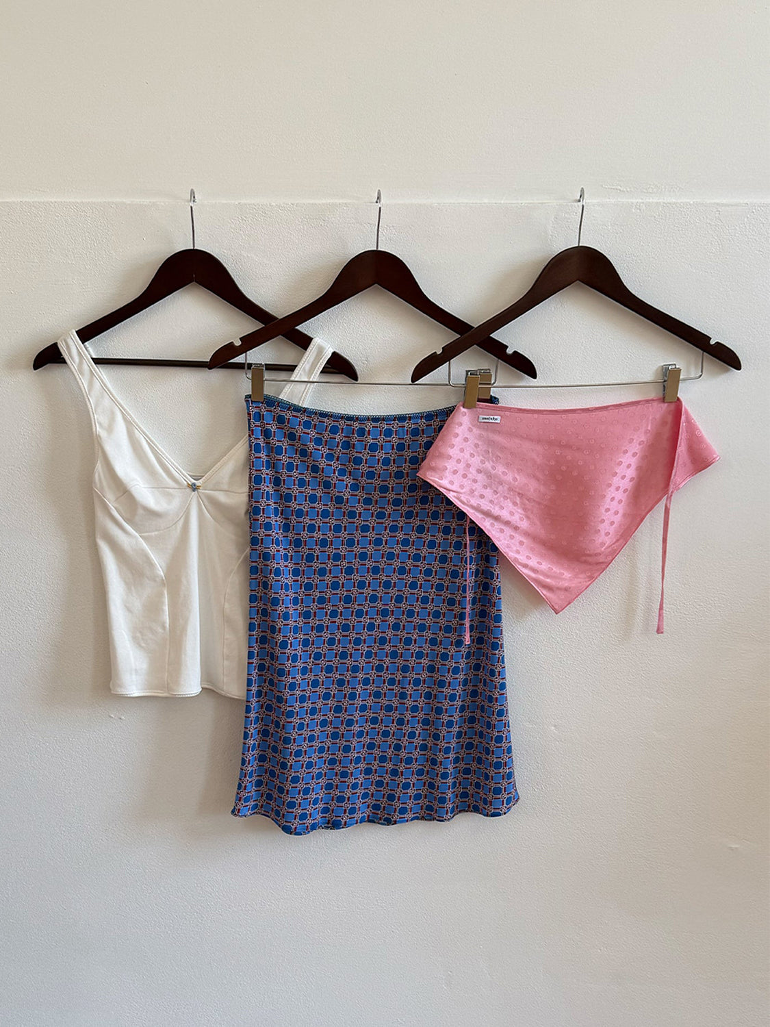 Olga Joan Jersey Bustier Bianca