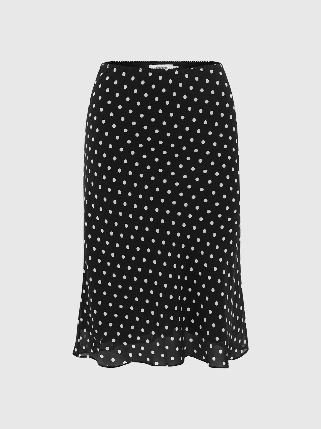 Olga Joan Bias Knee Pois Nera