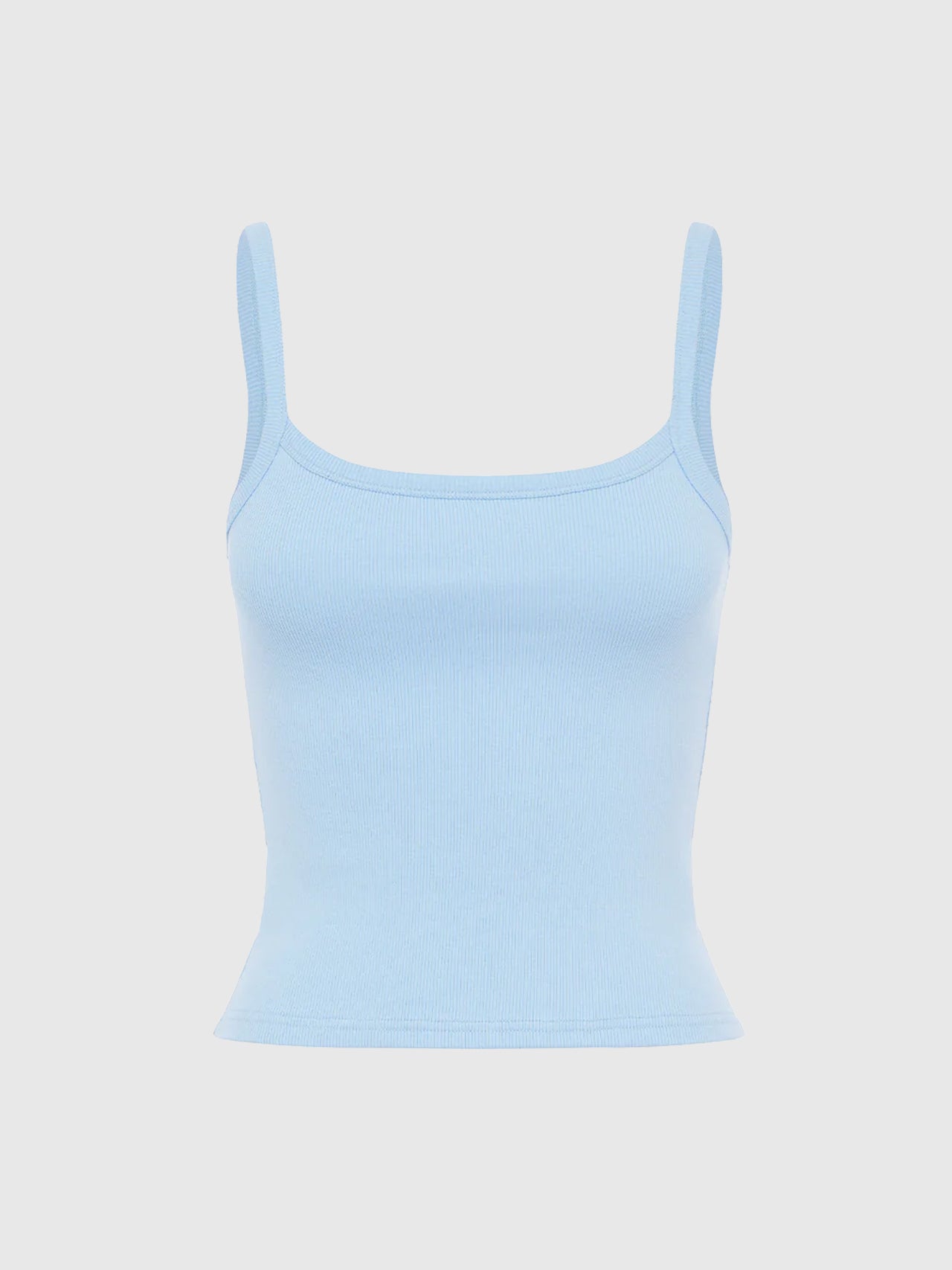 Olga Joan Ribbed Singlet Cielo