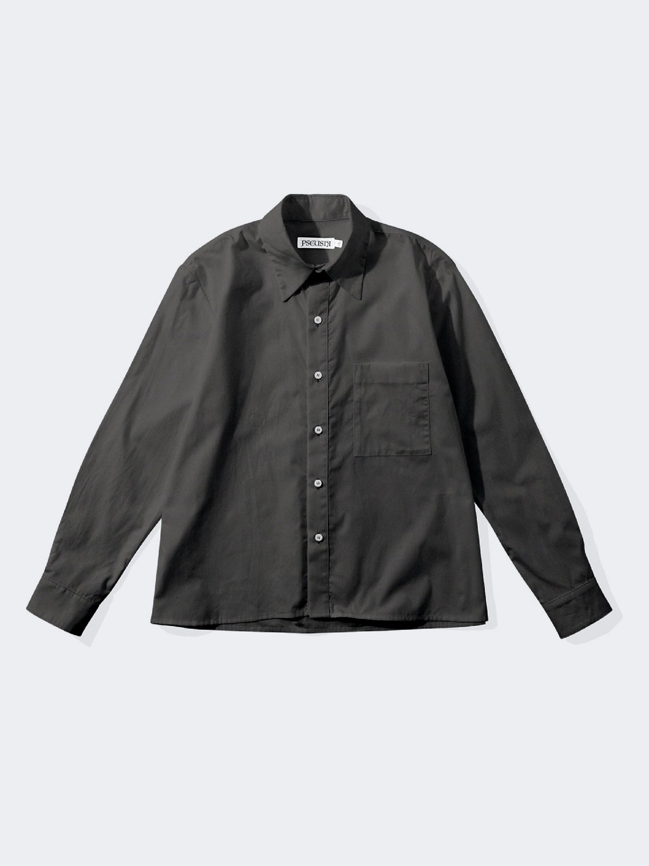 PSEUSHI Long Sleeve Shirt Charcoal