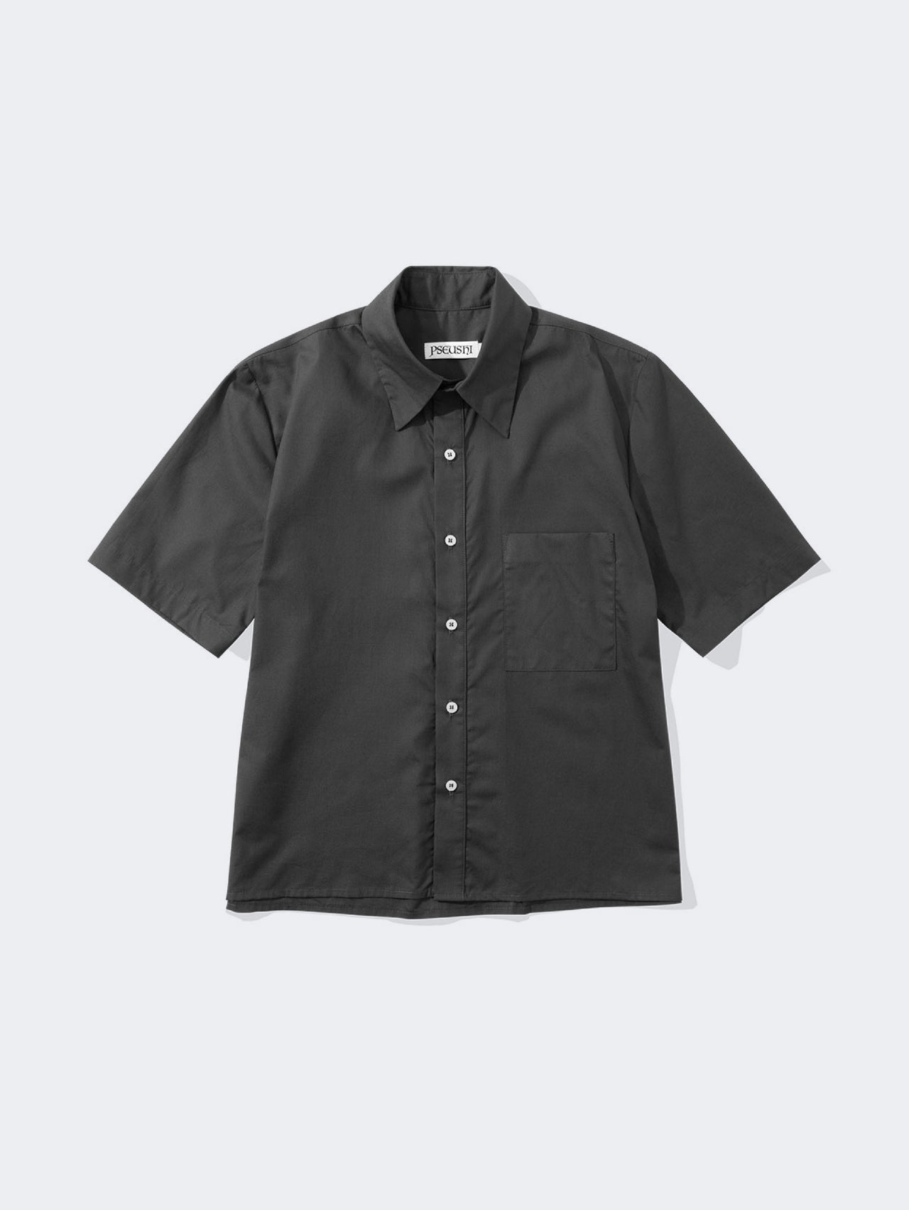 PSEUSHI Short Sleeve Shirt Charcoal