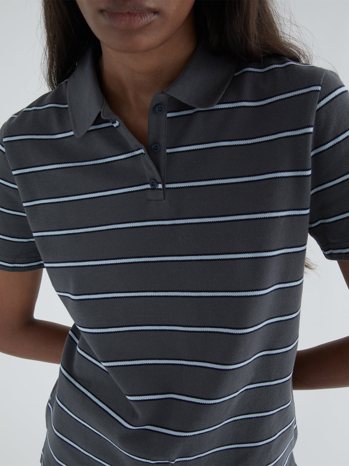 Paloma Wool Julieta Striped Short Sleeve Polo