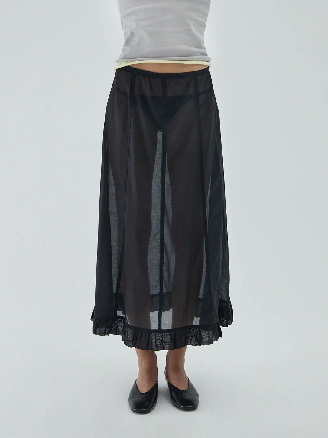 【関税込み】Paloma Wool ブラック Andolini マキシスカート Paloma Wool Andolini Skirt Black