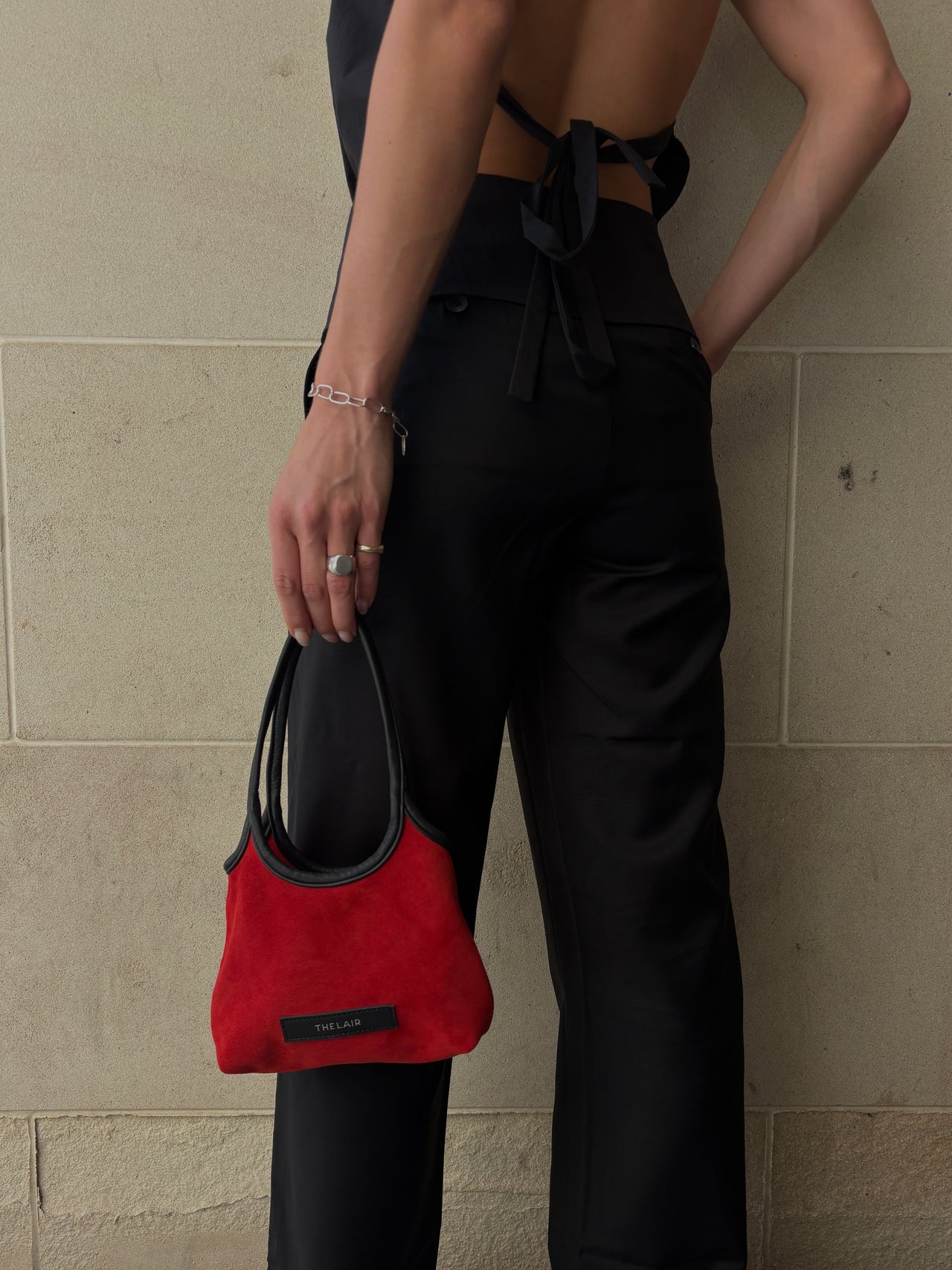 The Lair Freja Mini Handbag Agni Suede