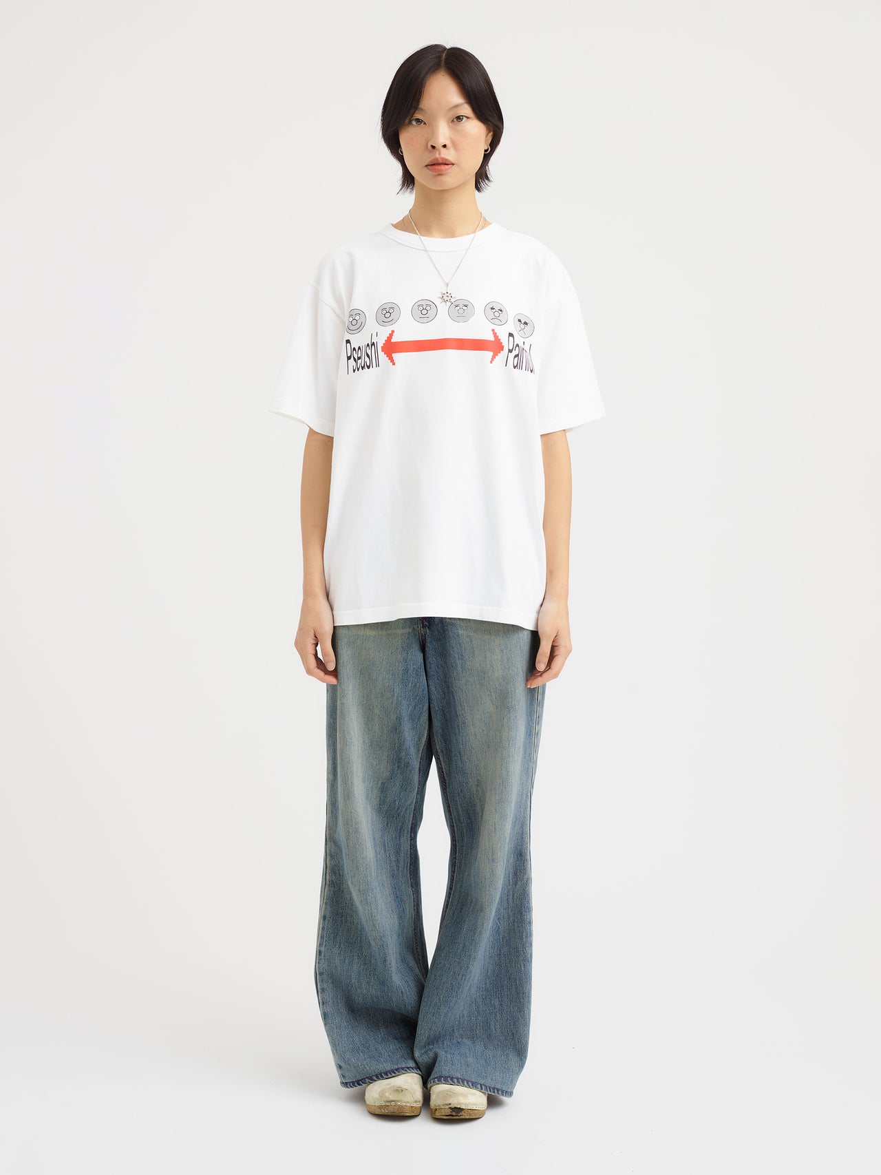 PSEUSHI Loose Jeans Vintage Wash