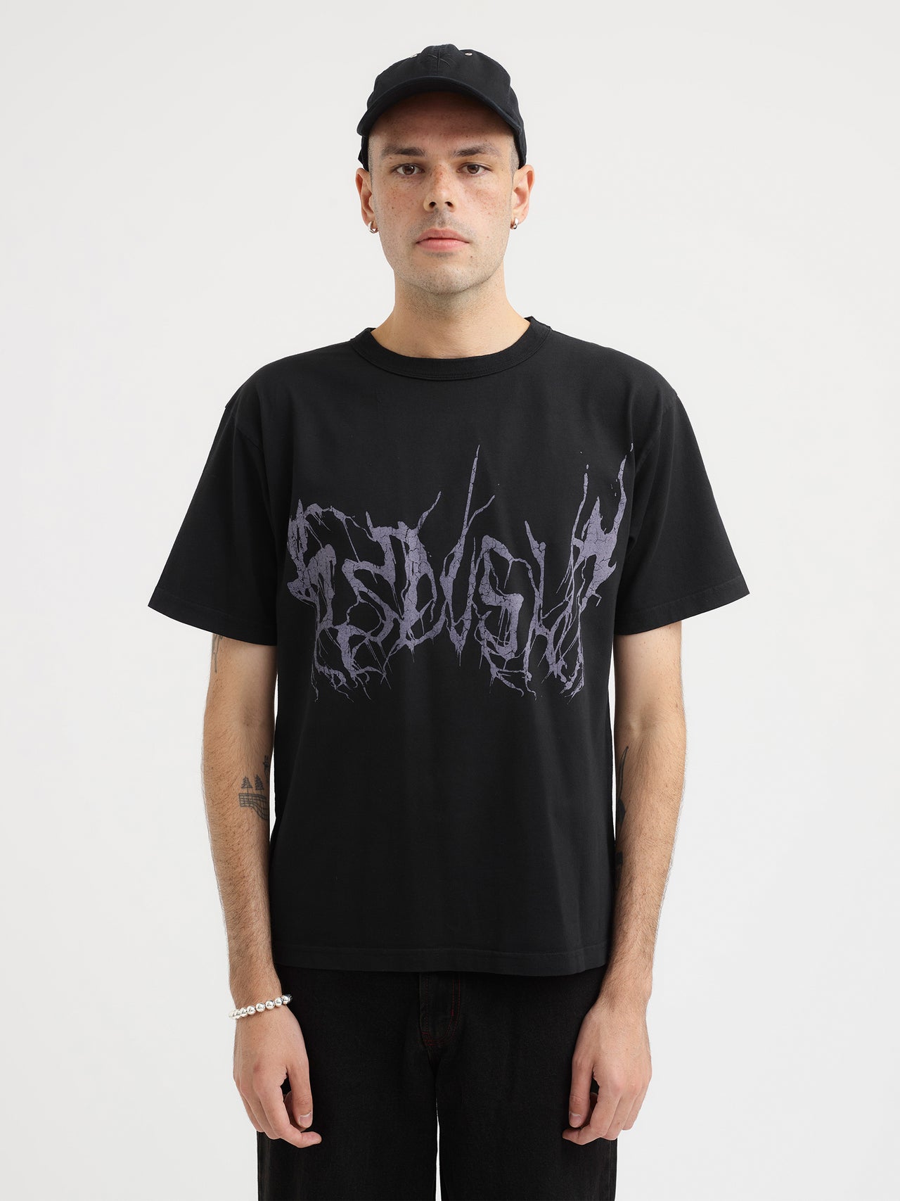 PSEUSHI Metal Tee Black