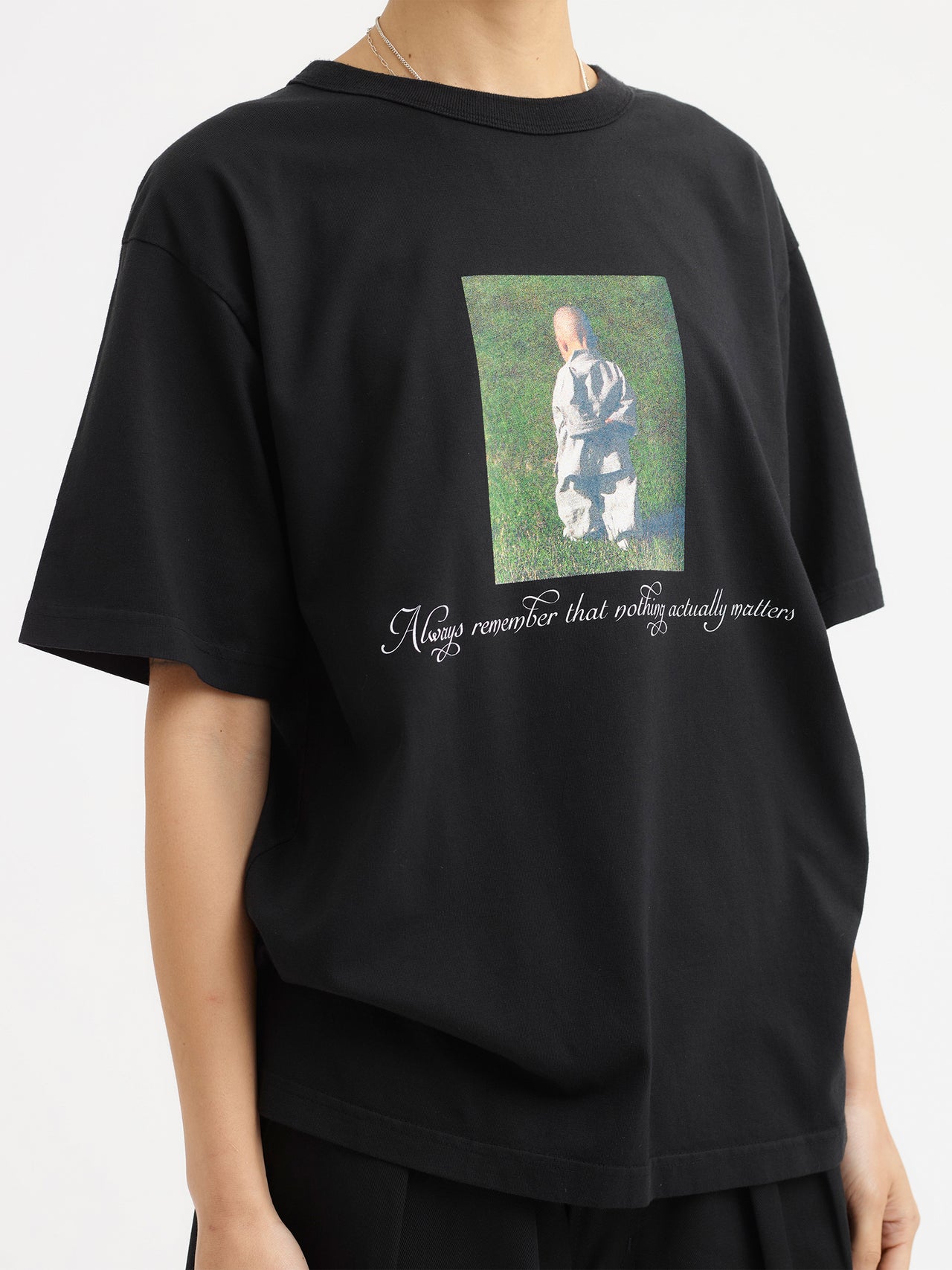 PSEUSHI Nothing Tee Black