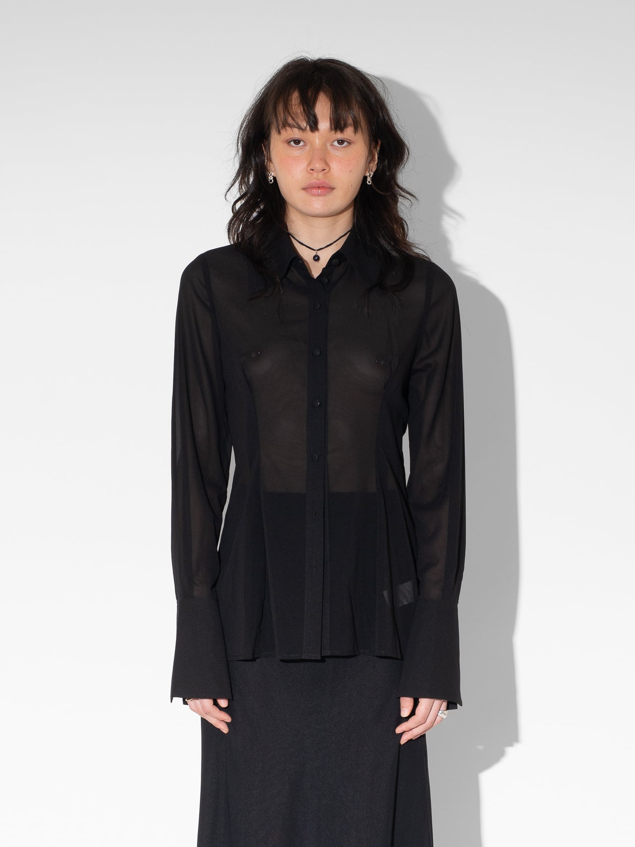 The Lair Apparel Florian Button Up Shirt Black