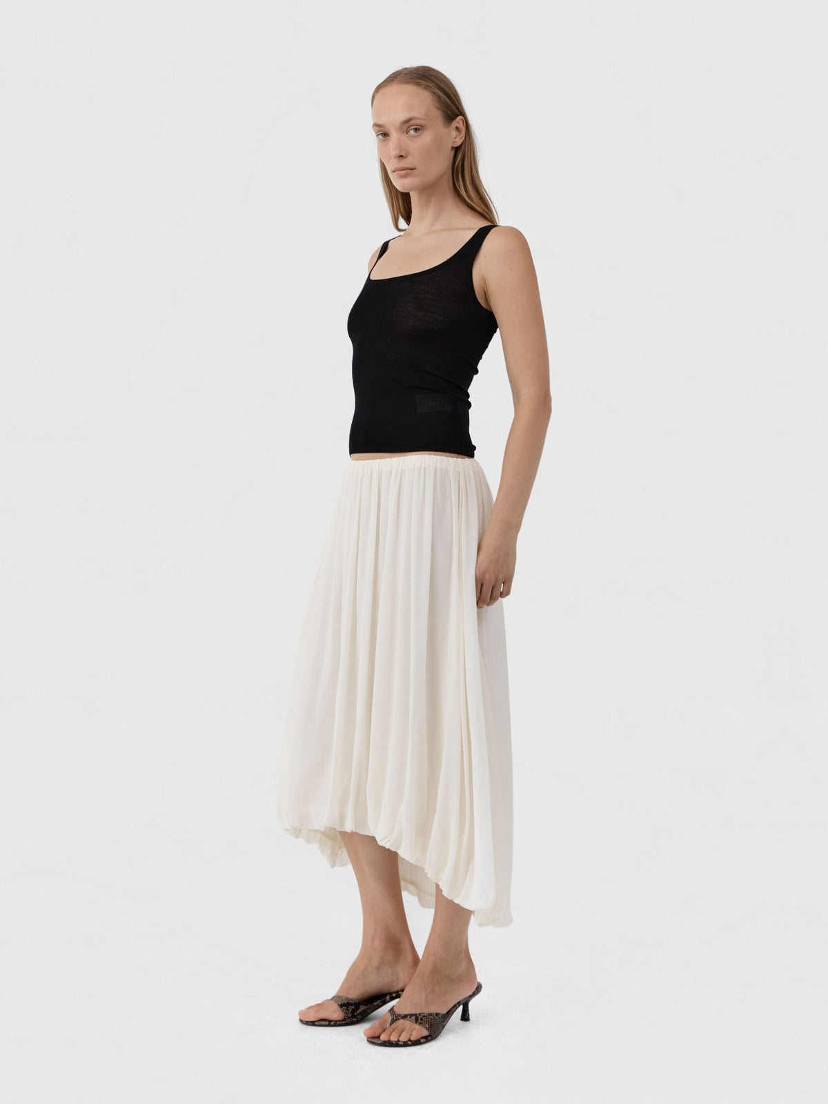 St. Agni Superfine Merino Wool Tank Black