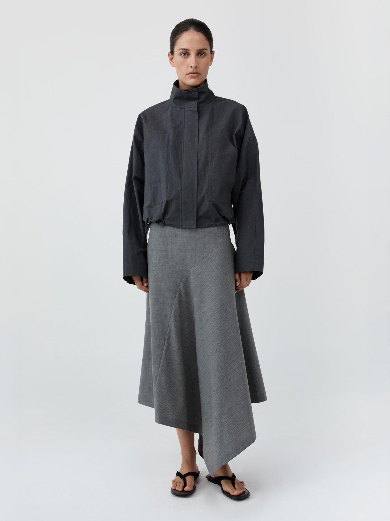 St. Agni Technical Cotton Carpenter Jacket Iron Glaze