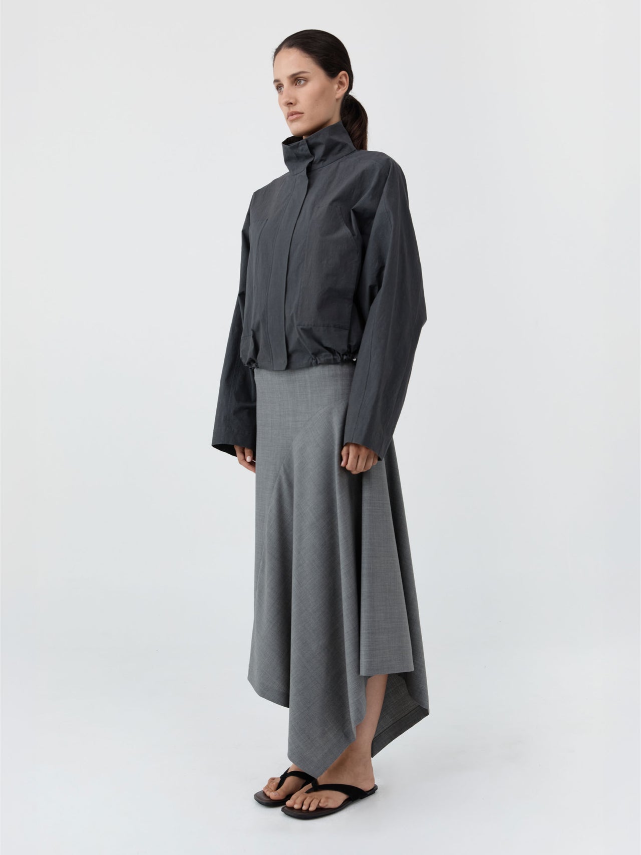 St. Agni Technical Cotton Carpenter Jacket Iron Glaze