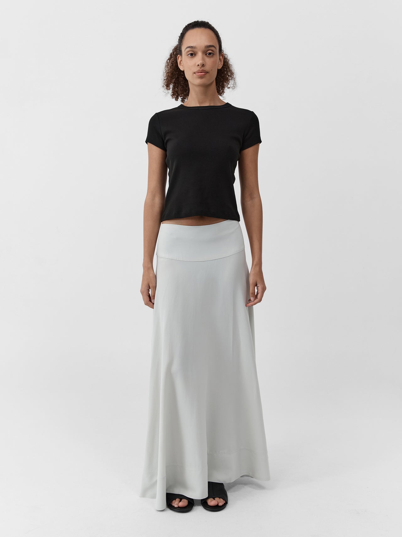 St. Agni Organic Cotton Baby Tee Black